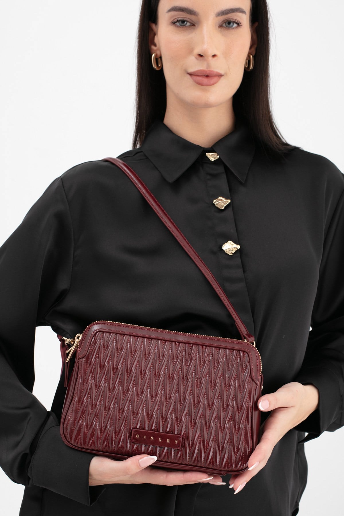 SİSLEY KADIN KOL ÇANTASI SLY275 BORDO