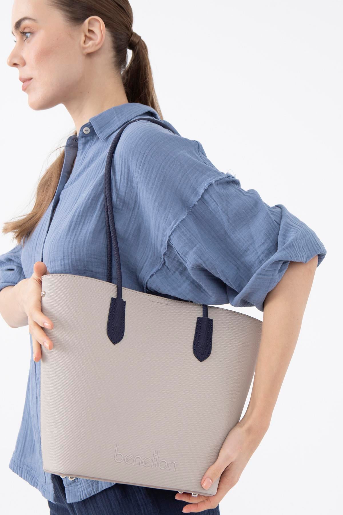 BENETTON KADIN KOL ÇANTASI BNT1609 TAŞ LACİ