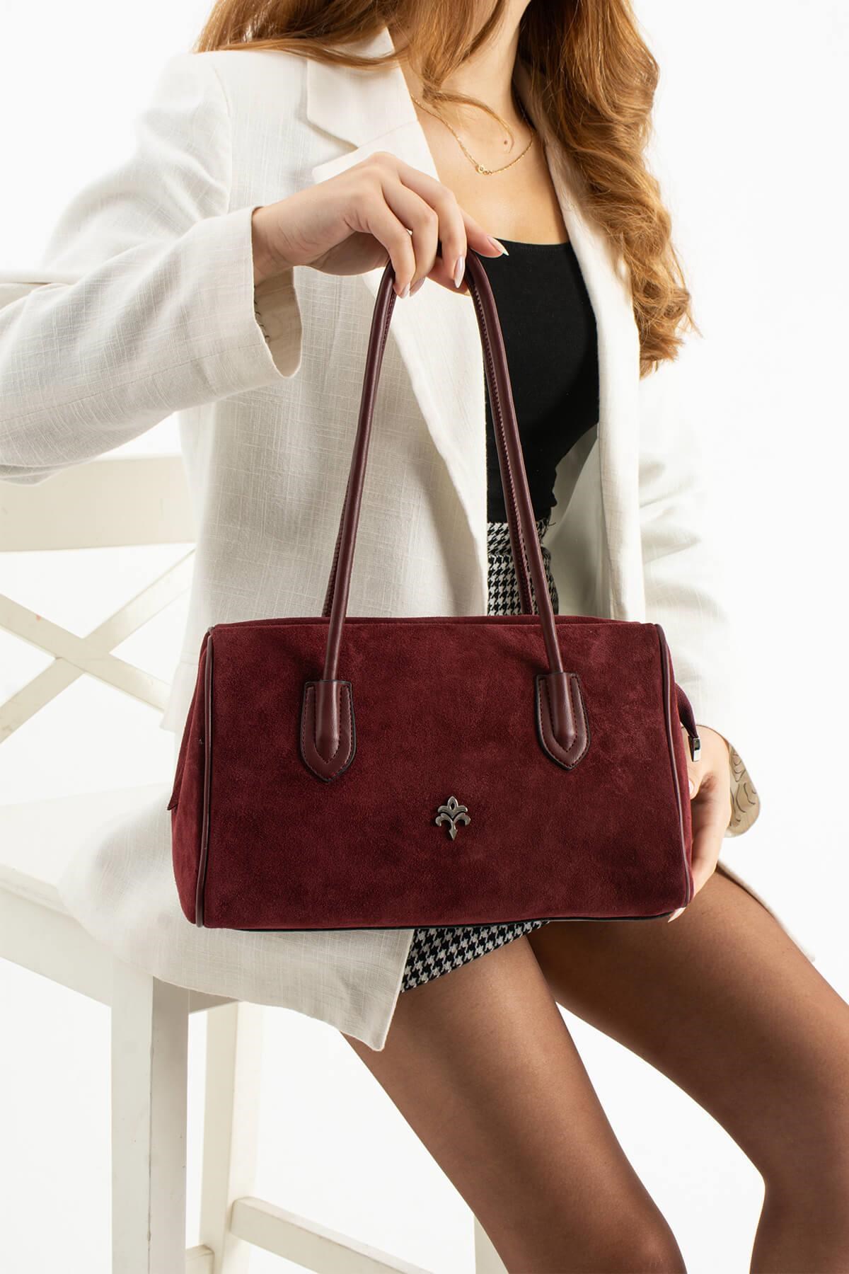 JACQULİNE KADIN OMUZ ÇANTASI ZD356 BORDO