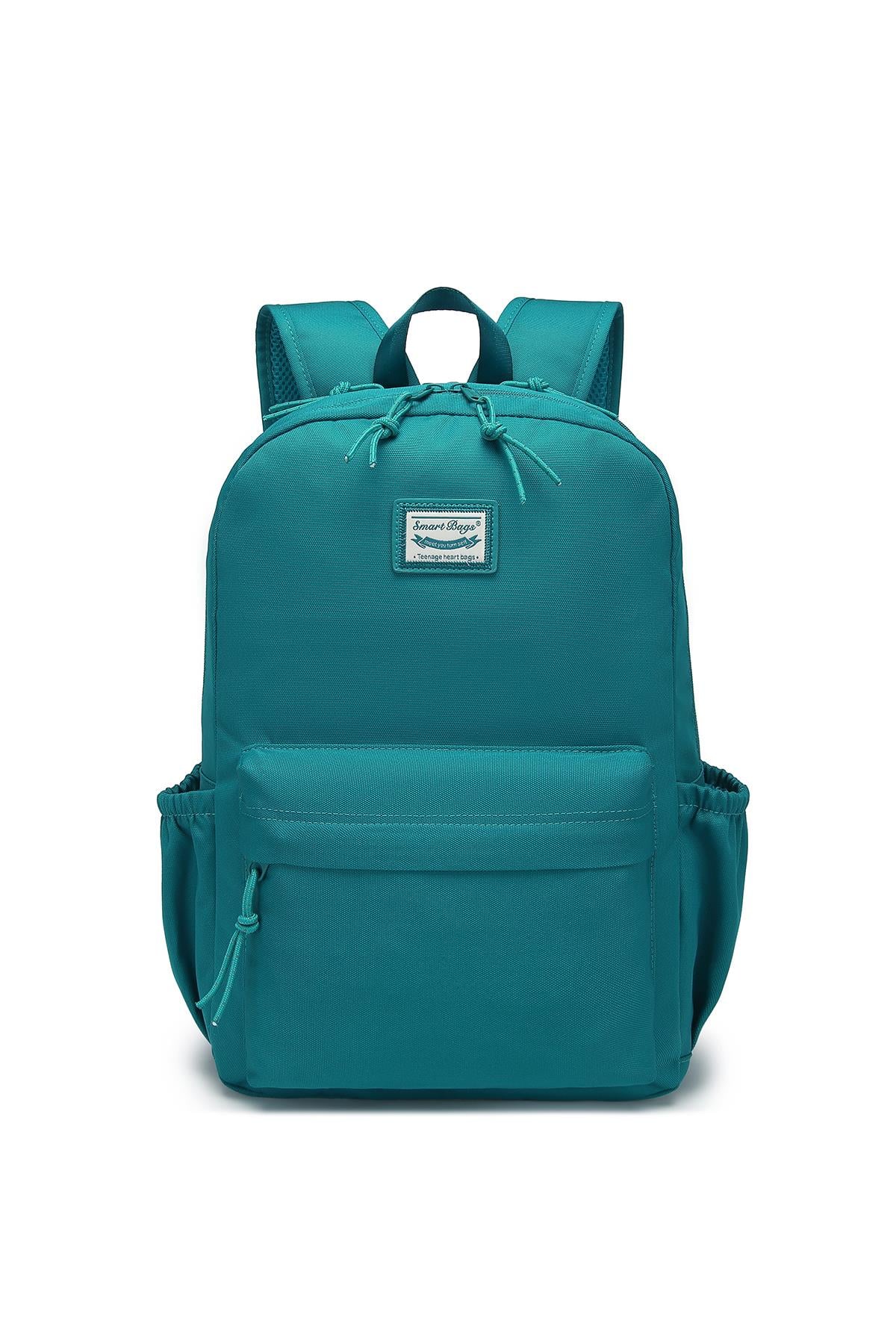 SMARTBAGS OKUL BOY LAPTOP GÖZLÜ SIRT ÇANTASI 2022-3157 PETROL