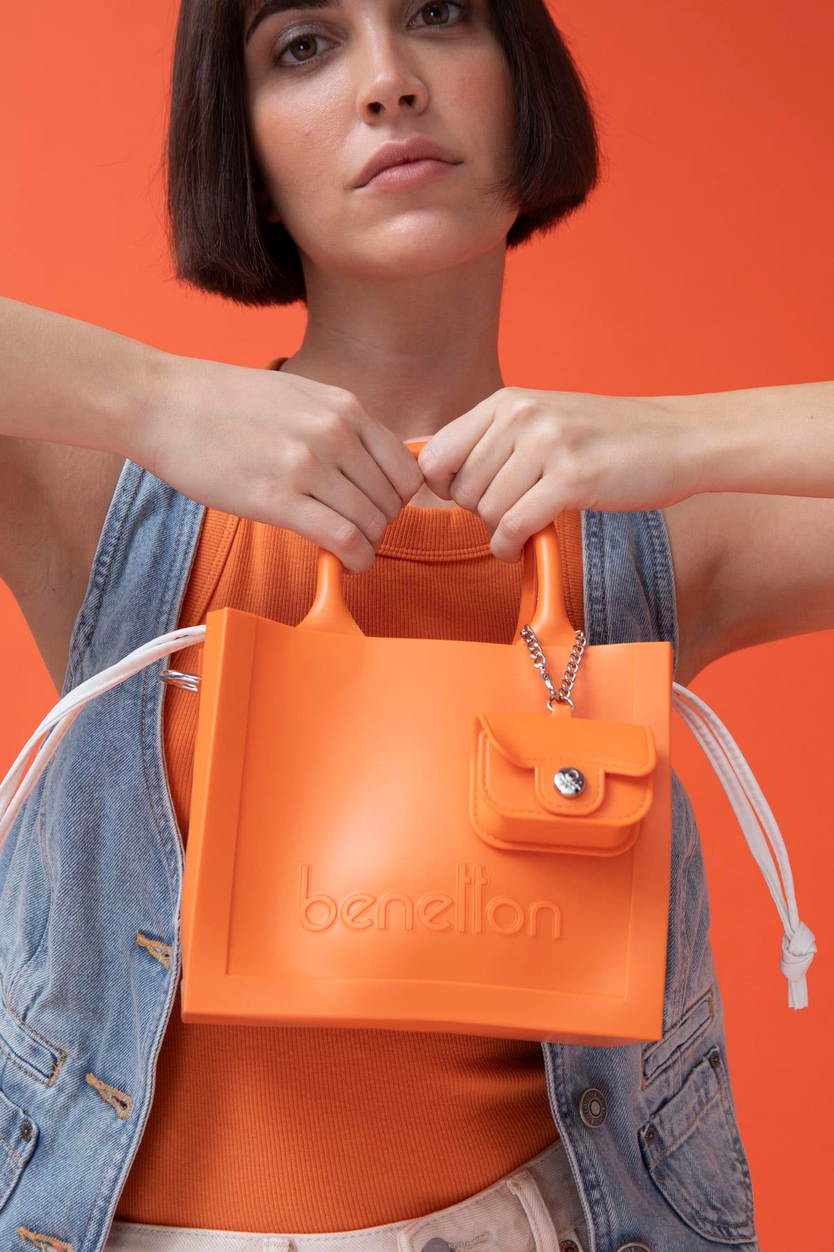 BENETTON KADIN EL ÇANTASI BNT1450 TURUNCU