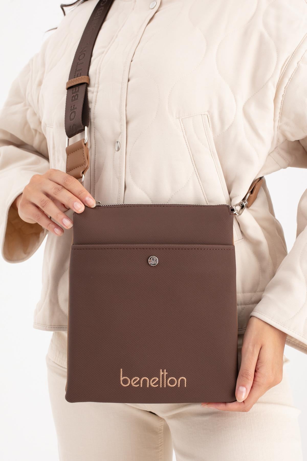 BENETTON KADIN ÇAPRAZ ÇANTA BNT1672 KAHVE CAMEL