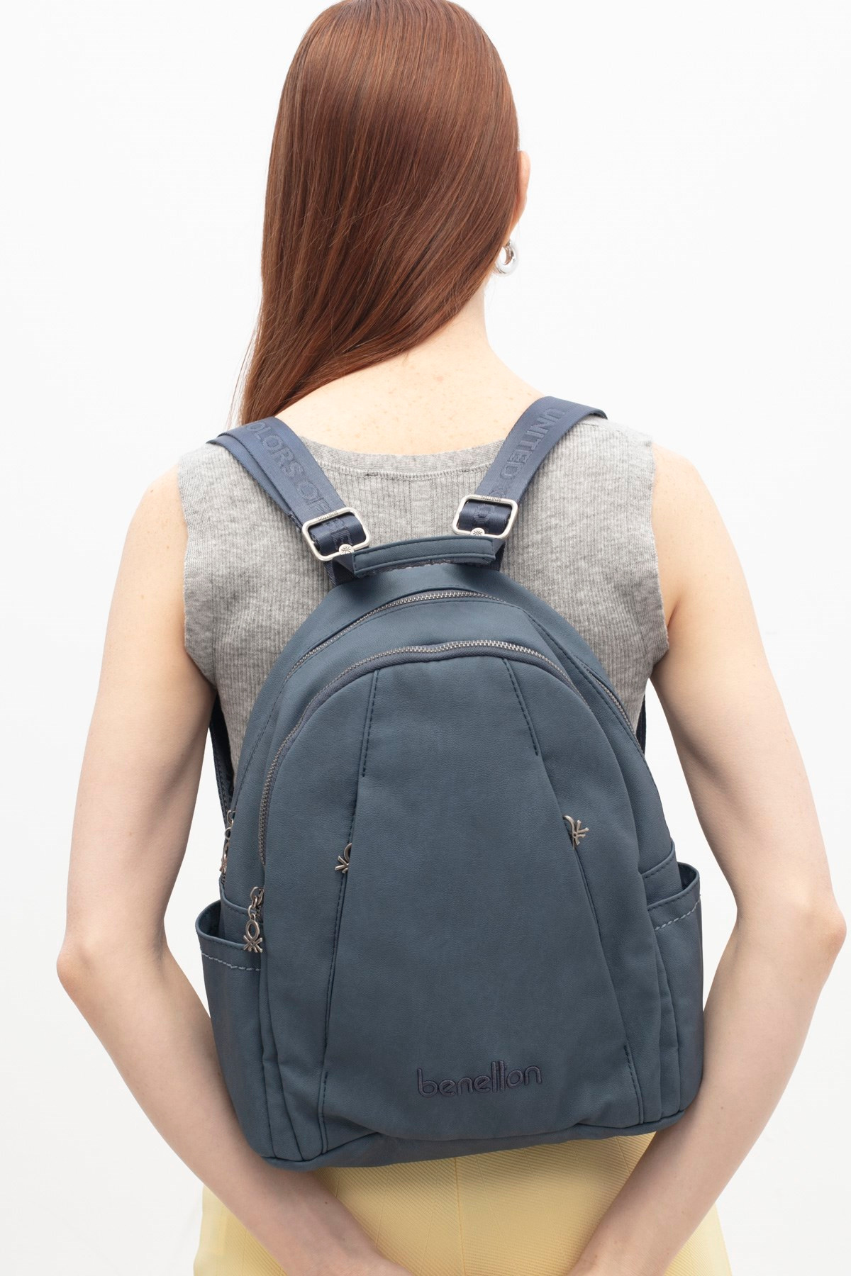 BENETTON KADIN SIRT ÇANTASI BNT1735 LACİVERT