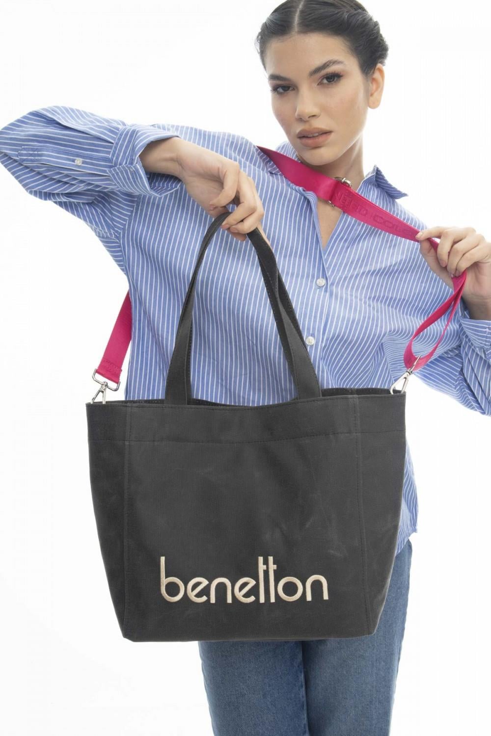 BENETTON KADIN KOL ÇANTASI BNT1163 SİYAH