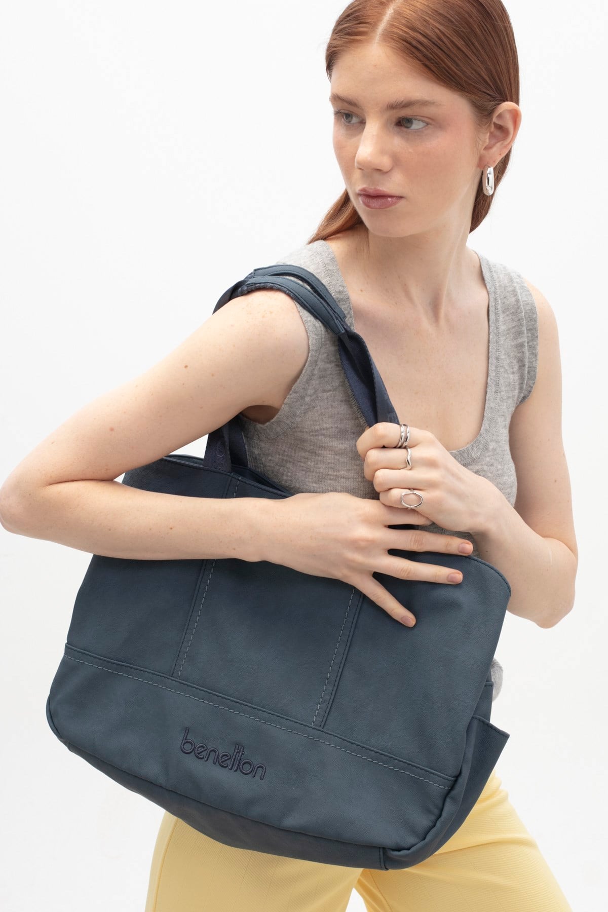 BENETTON KADIN KOL ÇANTASI BNT1733 LACİVERT