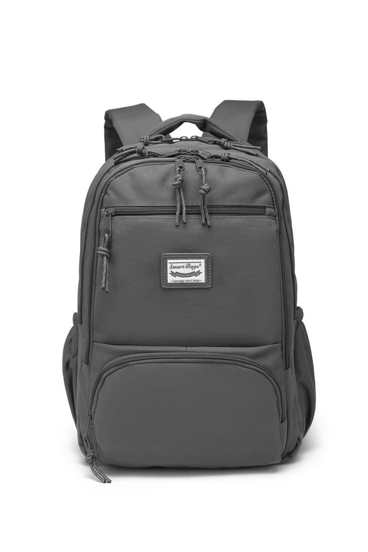 SMARTBAGS OKUL BOYU SIRT ÇANTASI 2022-3196 KOYU GRİ