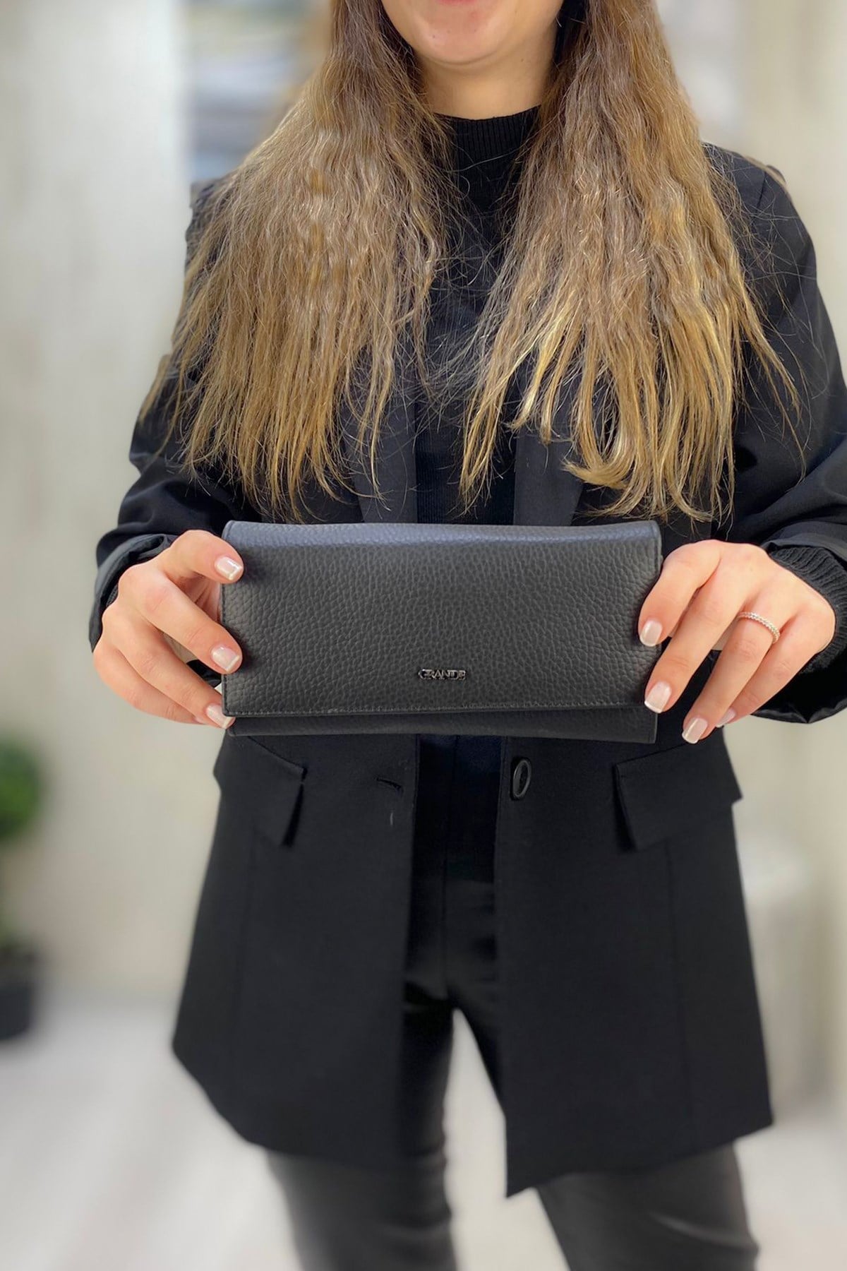 GRANDE DERİ KADIN CÜZDAN 2771 SİYAH