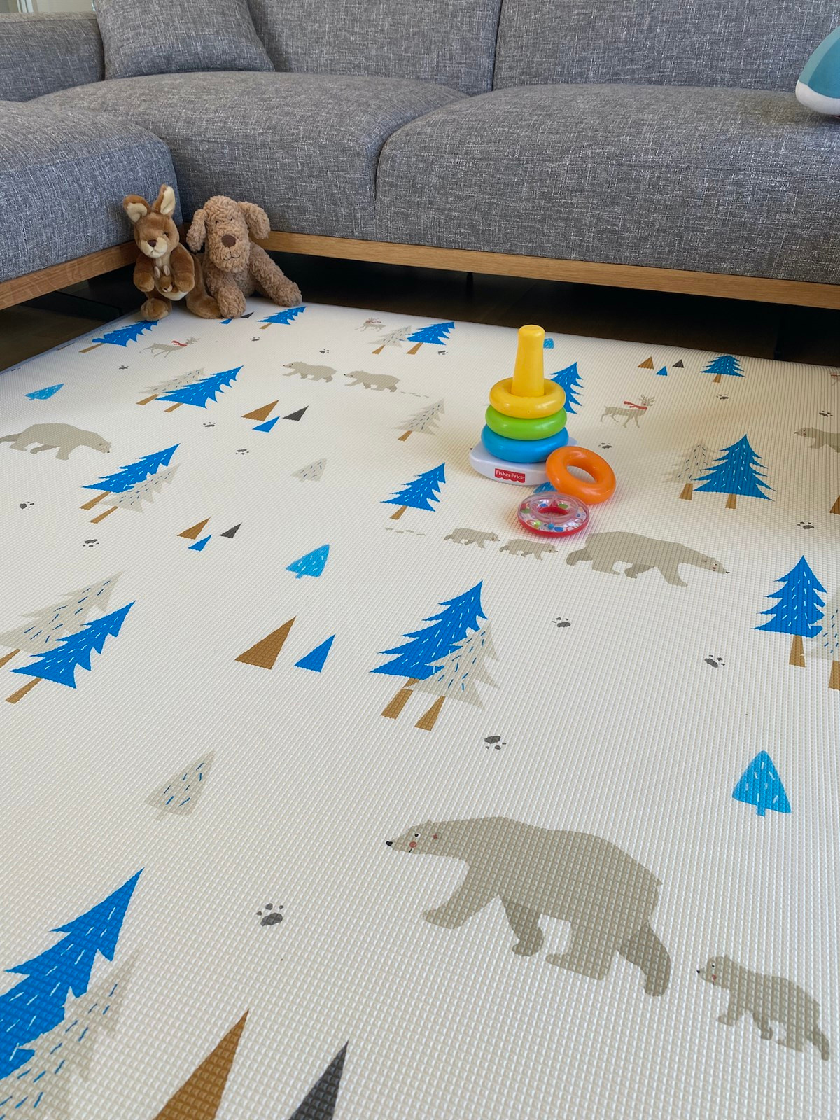 Bear and Forest Köpük Oyun Matı