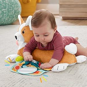 Fisher-Price 3'ü 1 Arada Köpekçik Tummy Time Yastığı