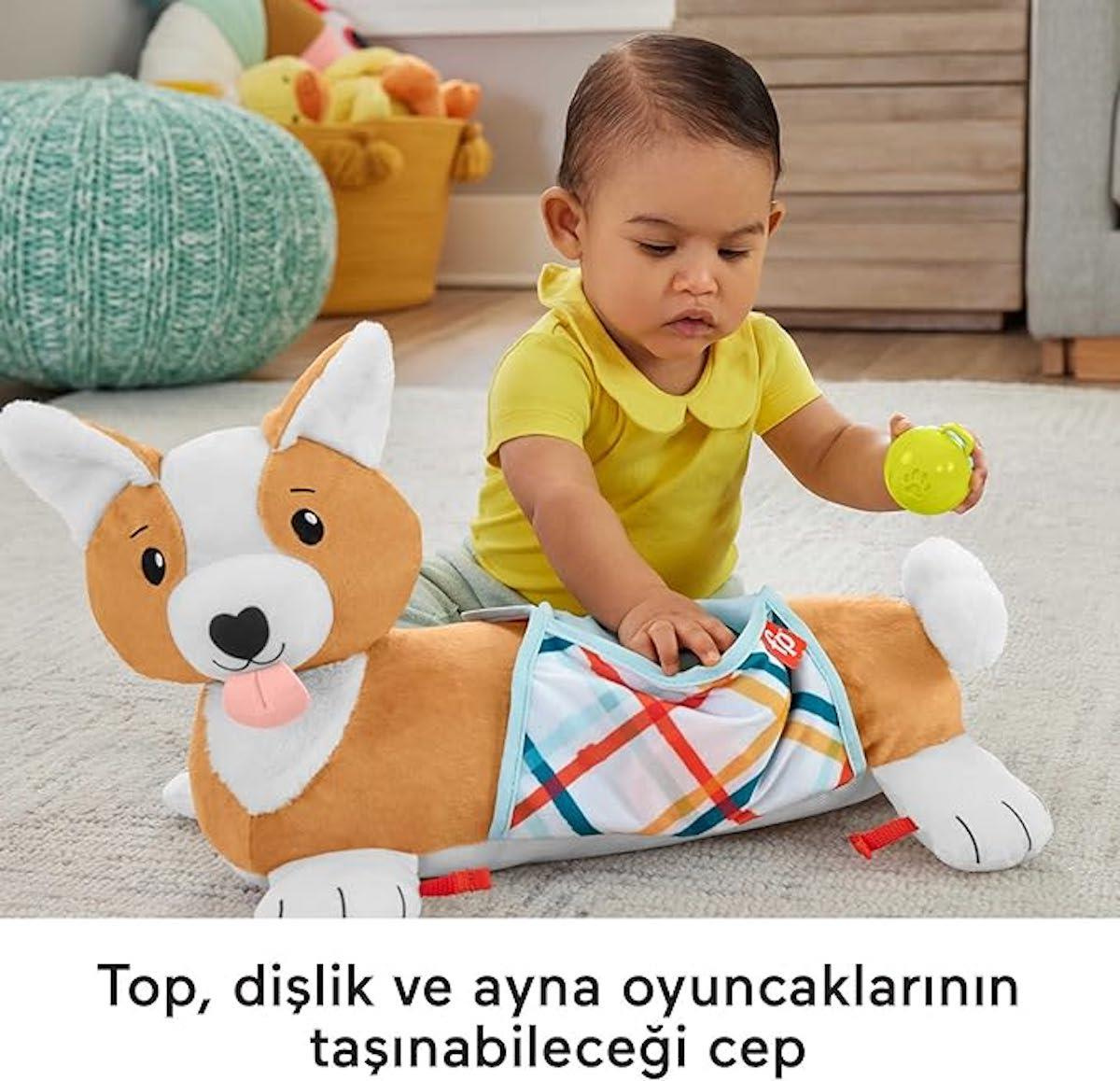 Fisher-Price 3'ü 1 Arada Köpekçik Tummy Time Yastığı
