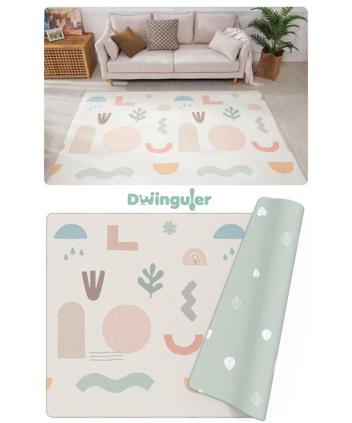 Scandi Collage by Dwinguler - Premium Dolgulu Oyun Matı