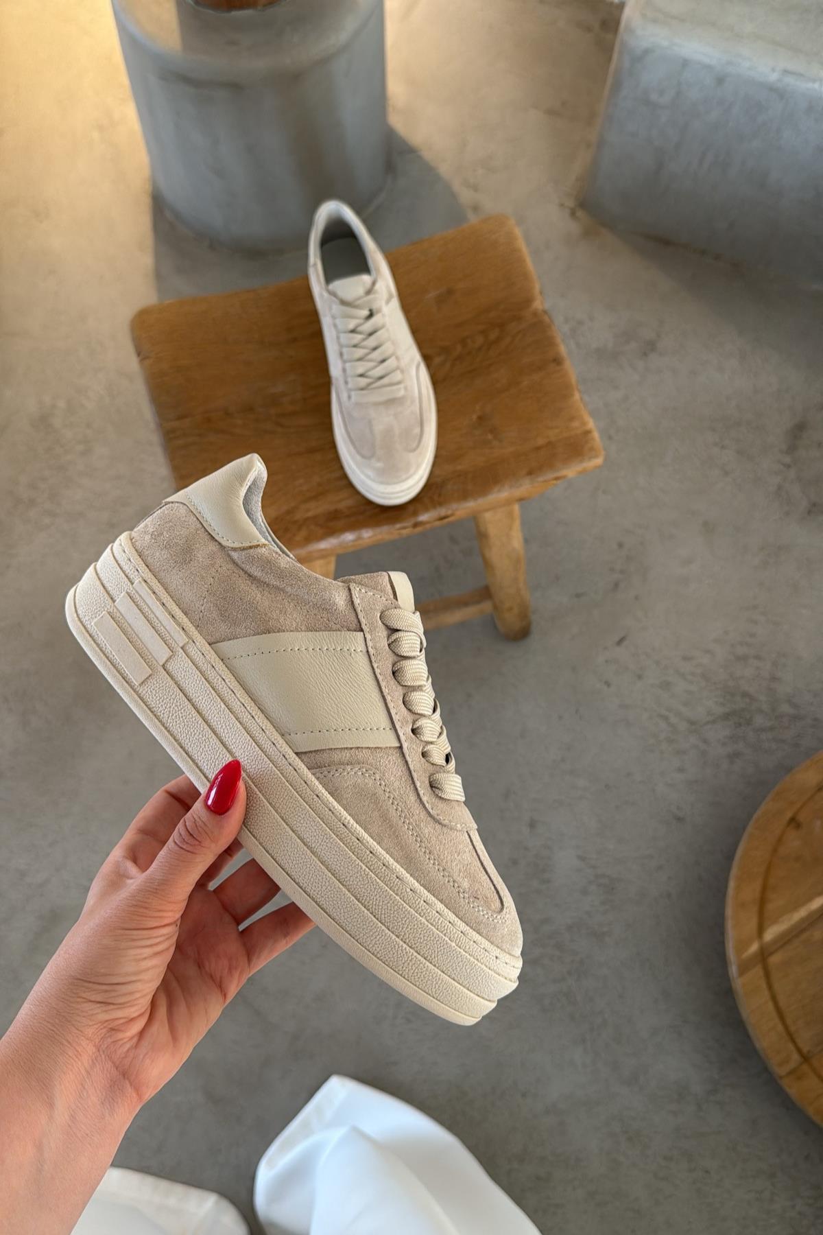 İvy Vizon Süet  Sneaker