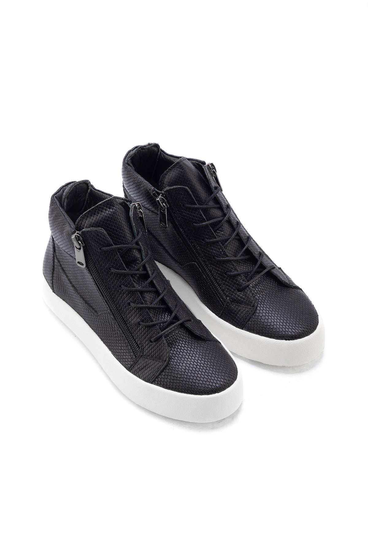 Asos Siyah Kroko Sneaker