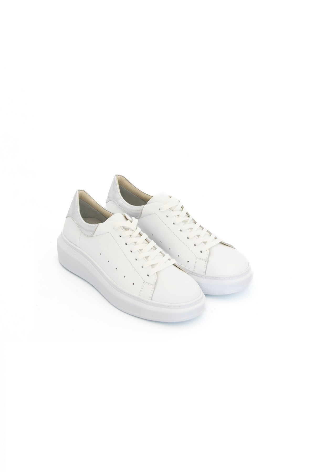 Berlin Beyaz Silver Sneaker