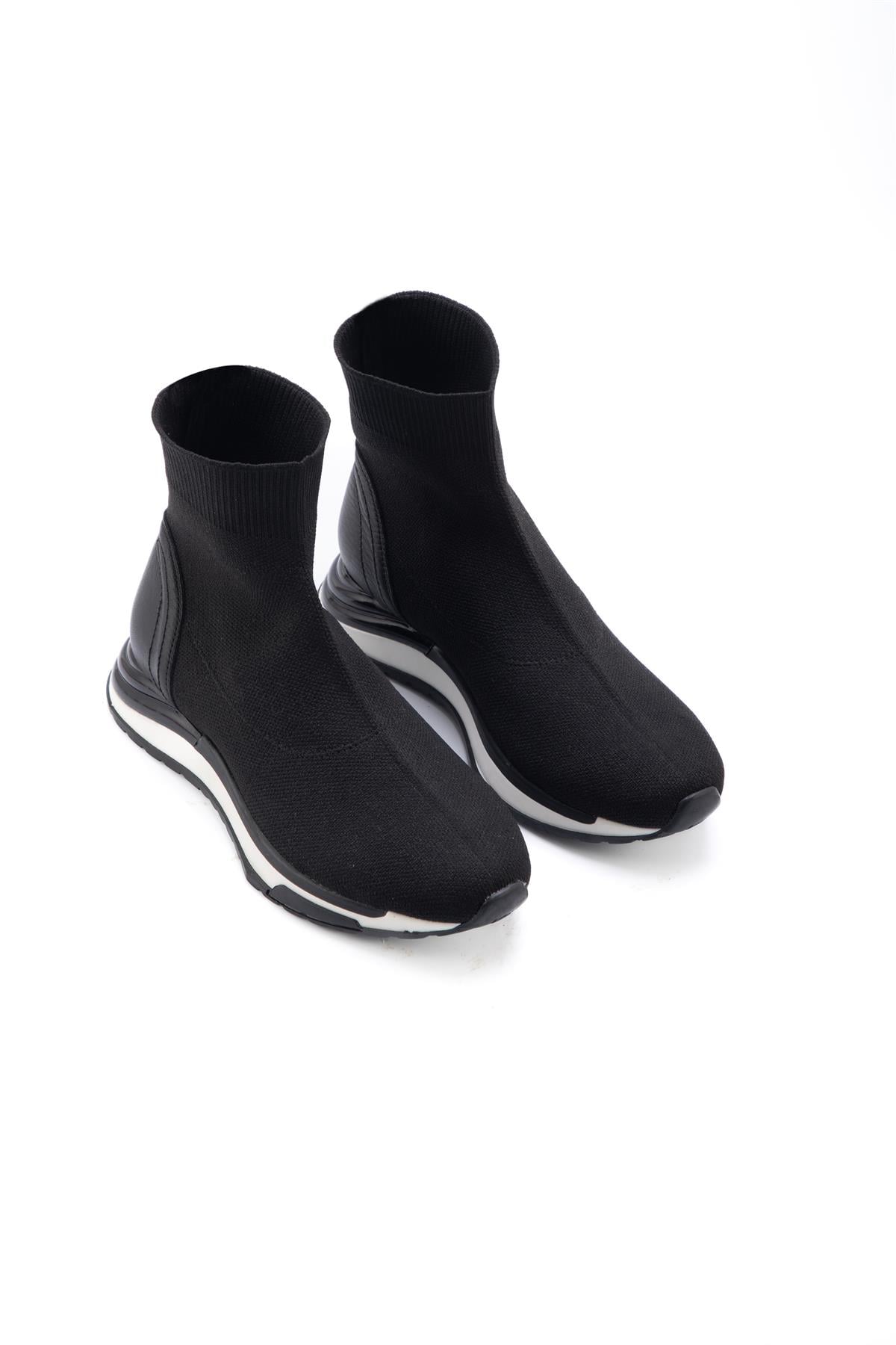 Fortex Örme Siyah Sneaker