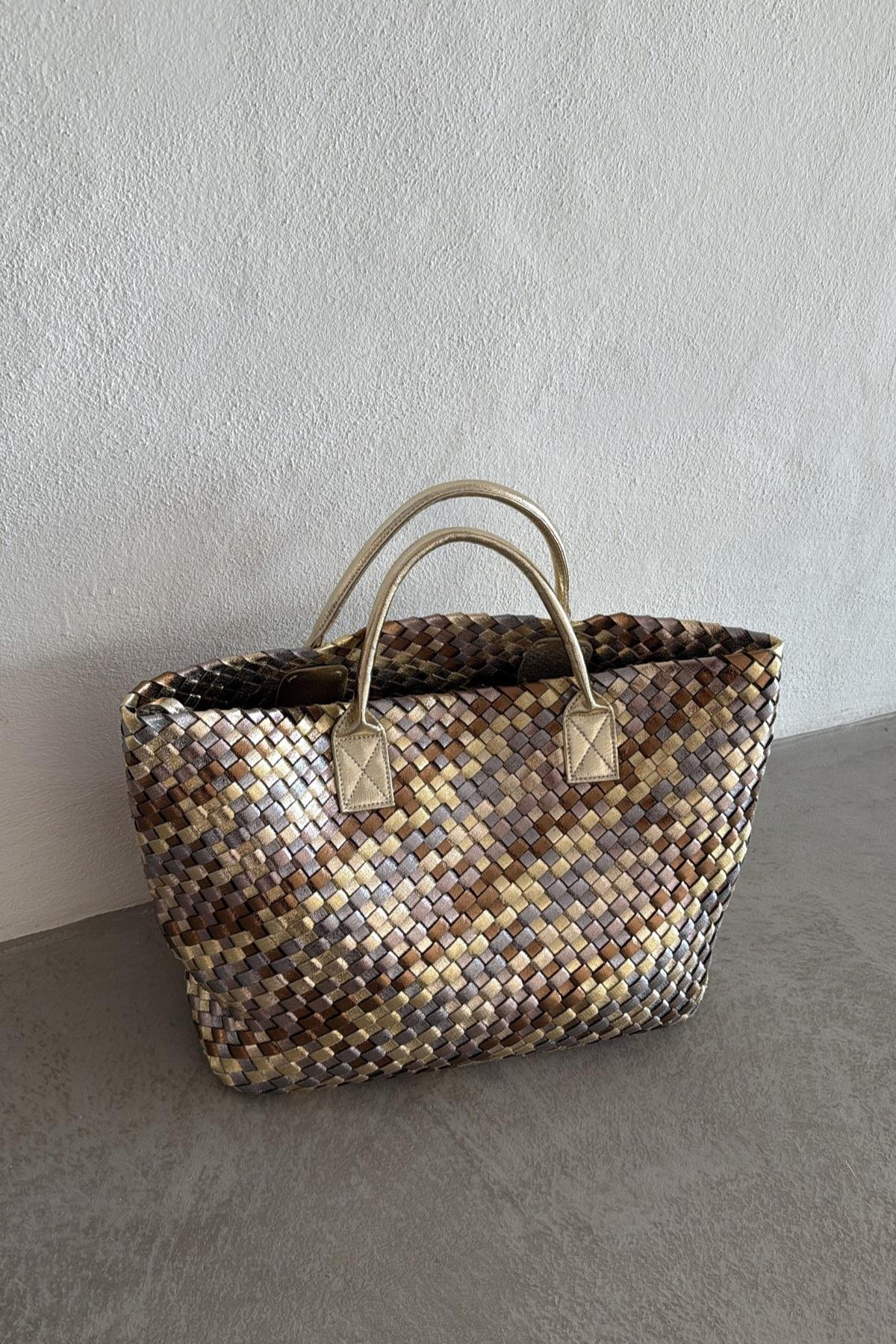 Gold Renkli İthal Çanta