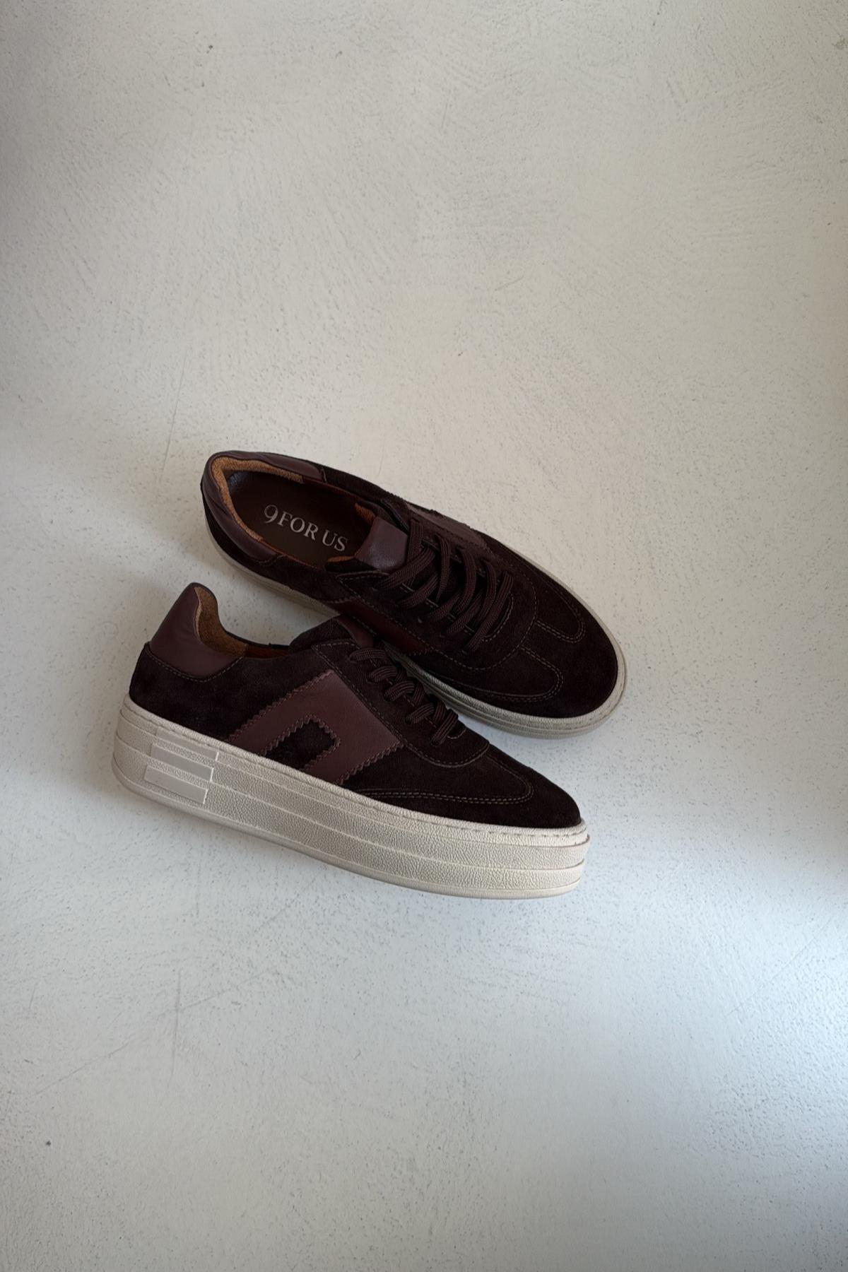 İvy Kahve Süet  Sneaker