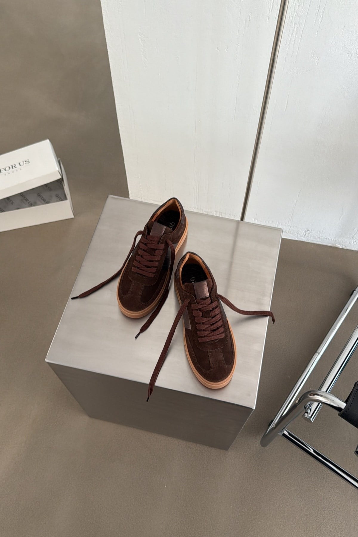 Kai Acı Kahve Süet Sneaker