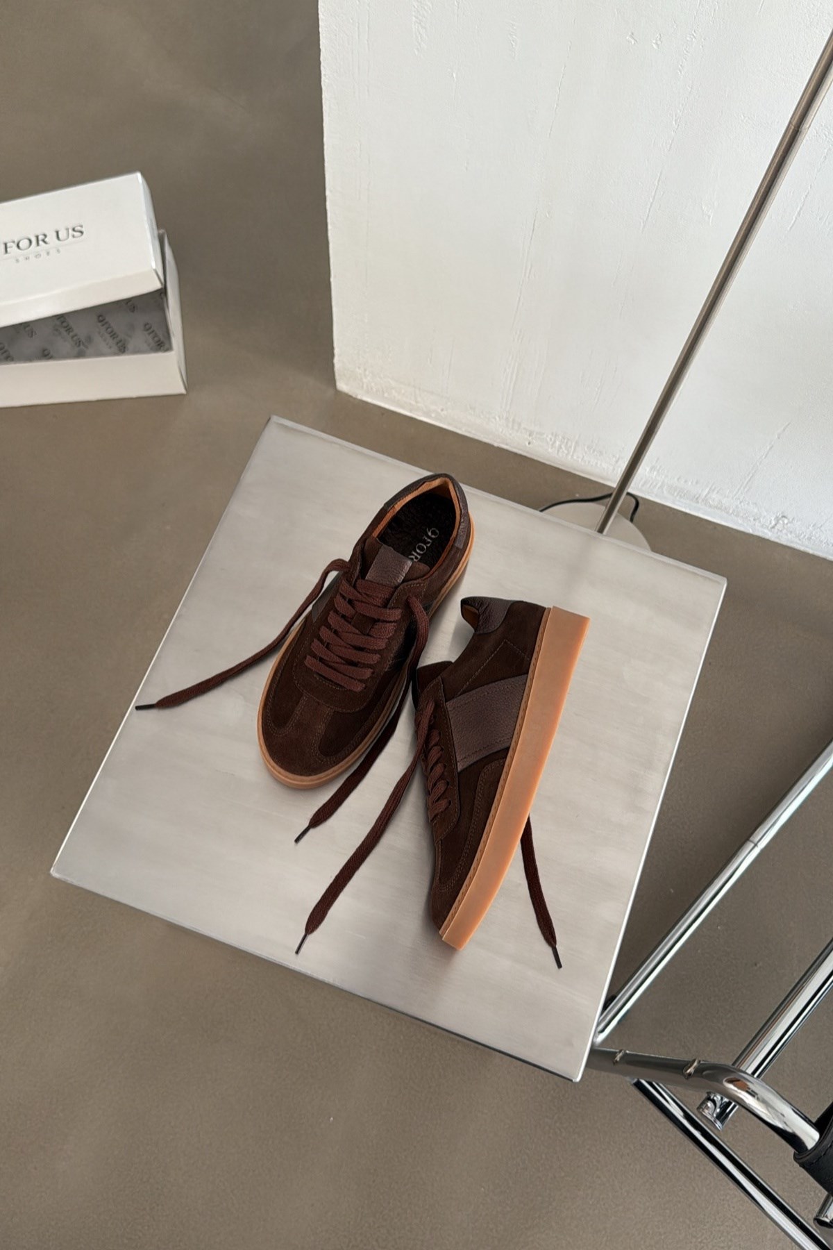 Kai Acı Kahve Süet Sneaker