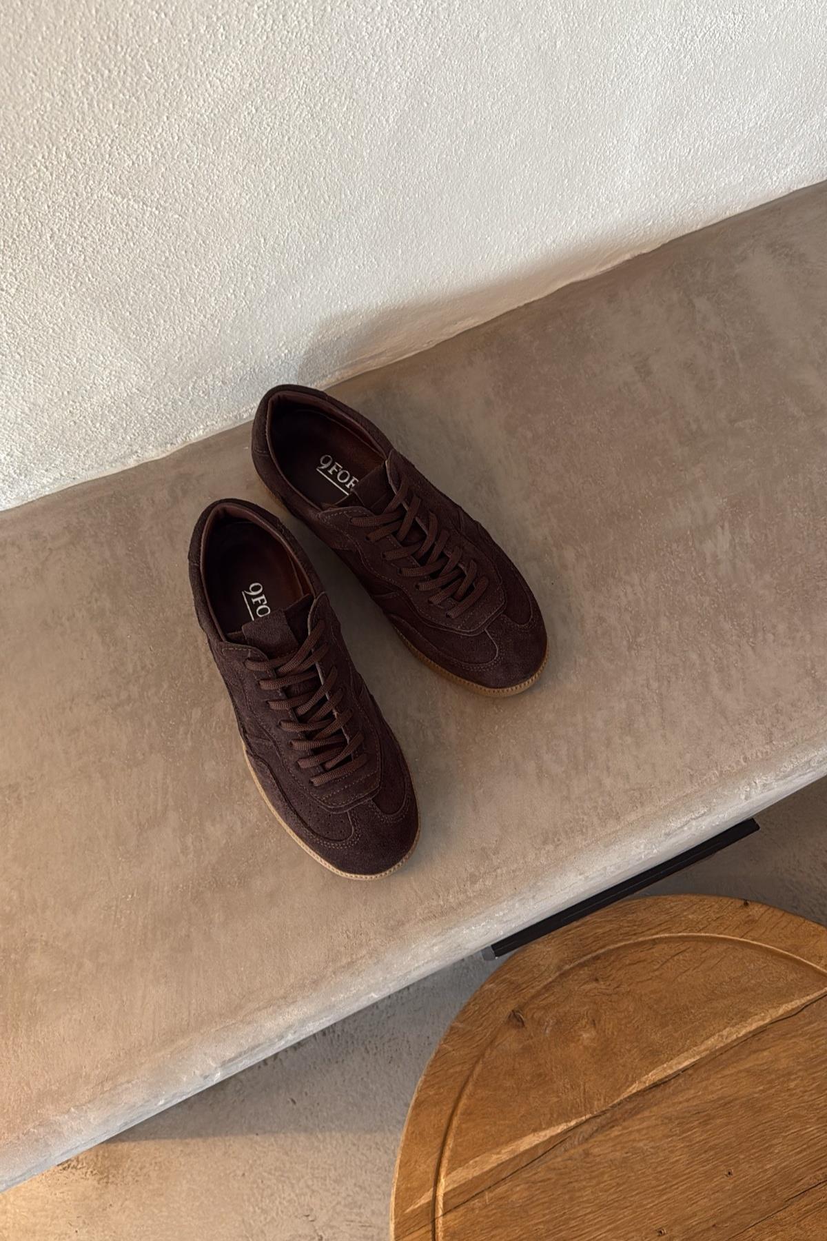 Madrid Acı Kahve Süet Sneaker