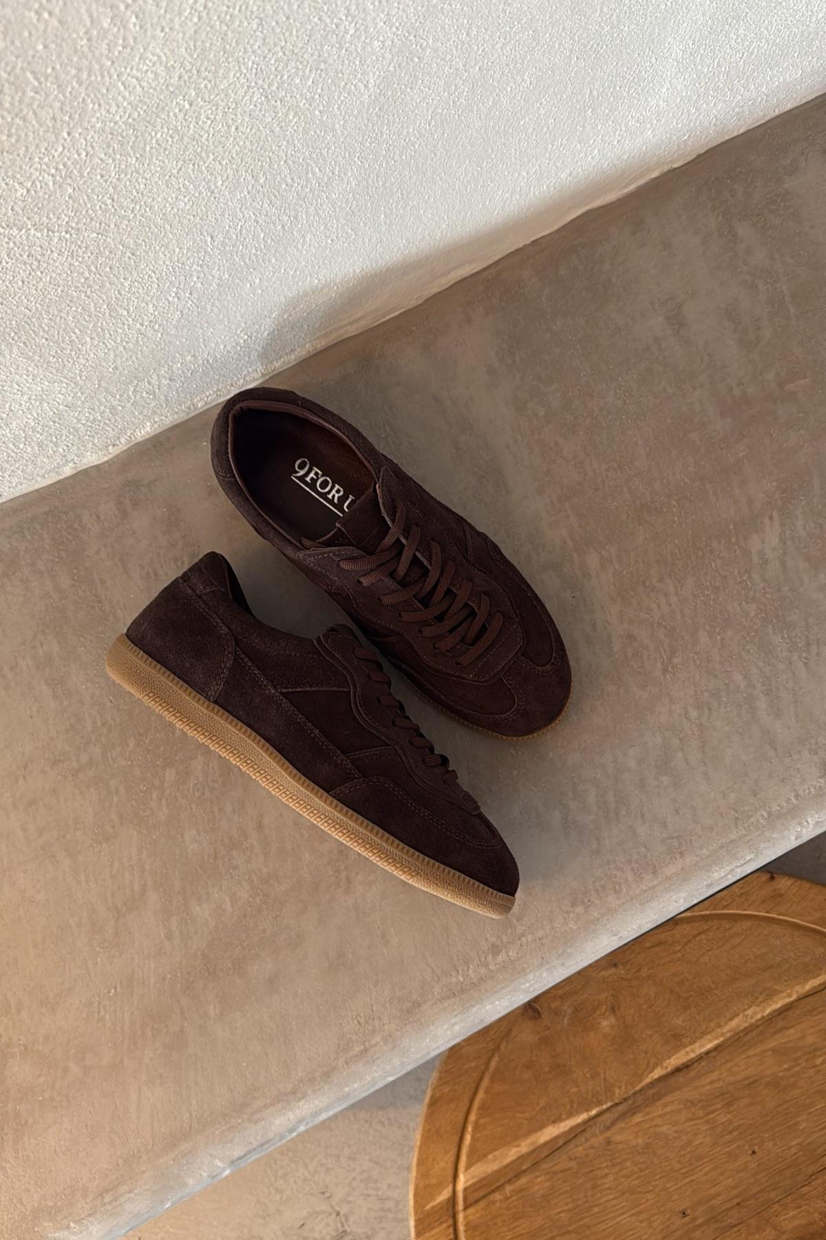 Madrid Acı Kahve Süet Sneaker