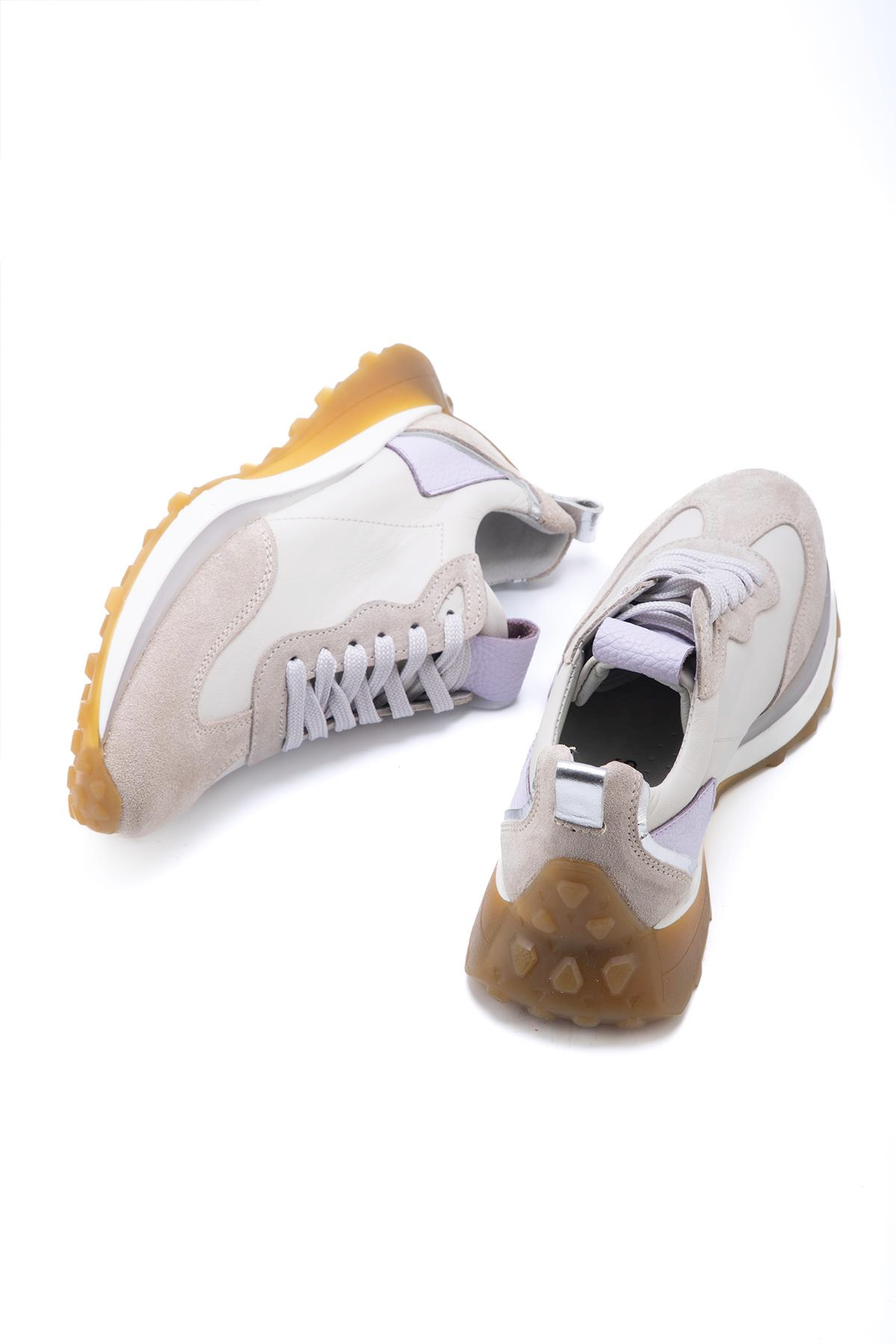 Run Off&White Lila Sneaker 
