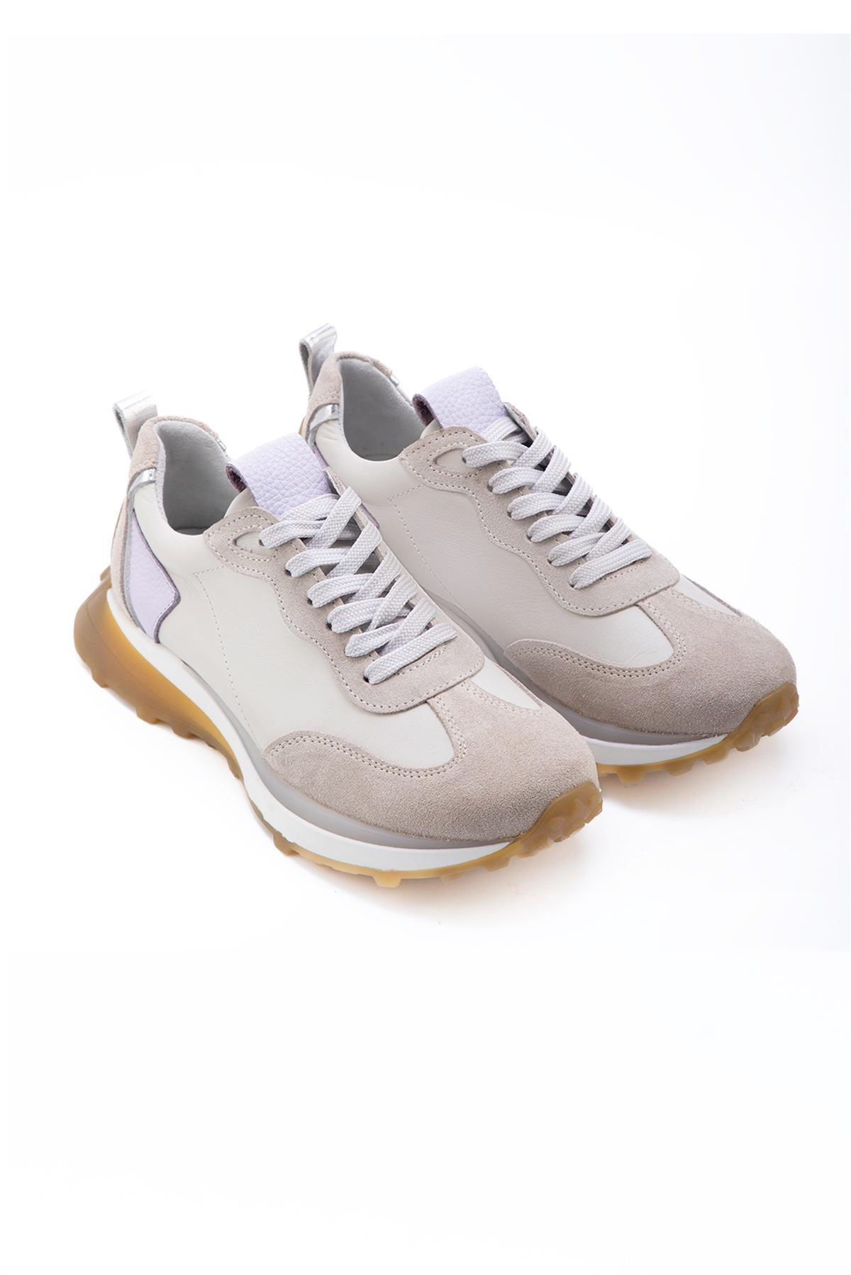 Run Off&White Lila Sneaker 