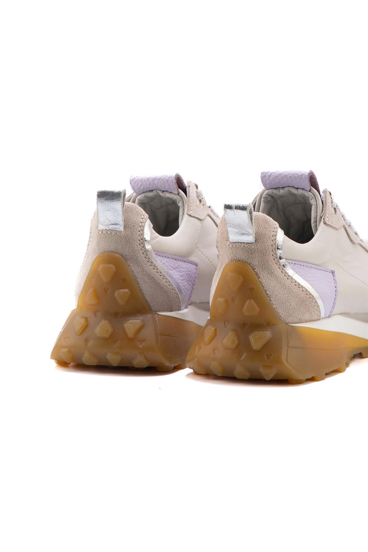 Run Off&White Lila Sneaker 