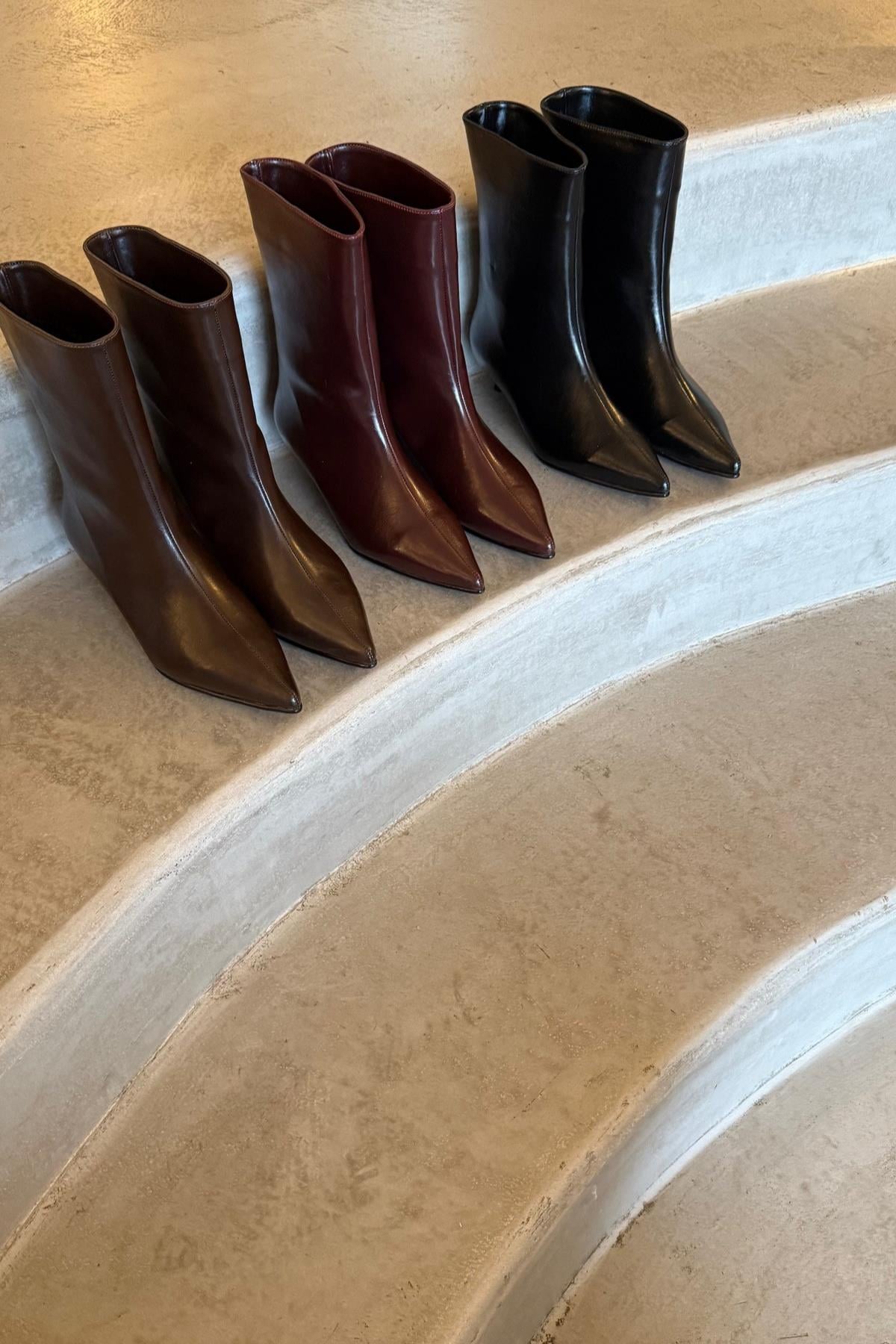 Sarah Acı Kahve Bootie
