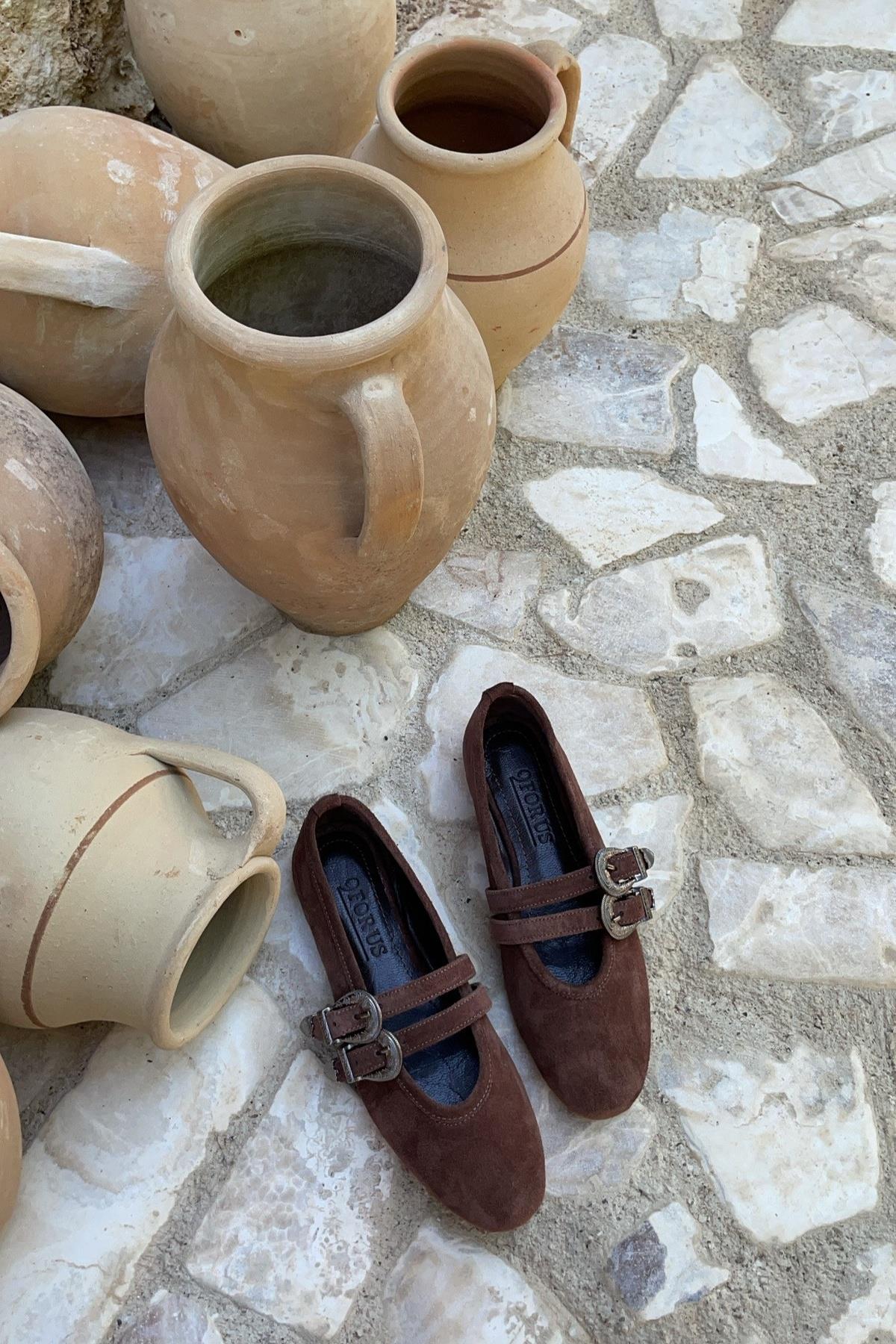 Wava Kahve Süet Babet