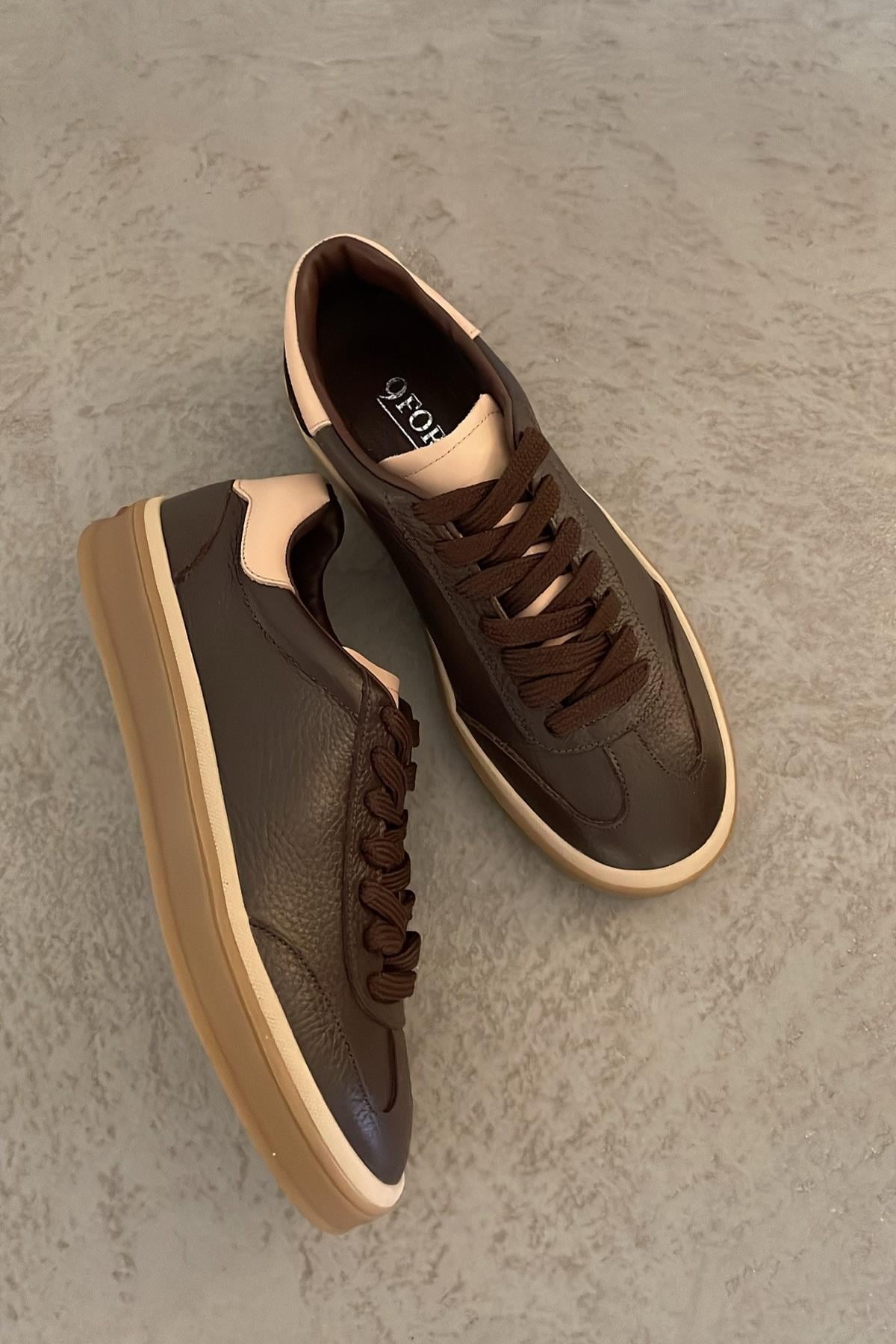 Xavi Acı Kahve Sneaker