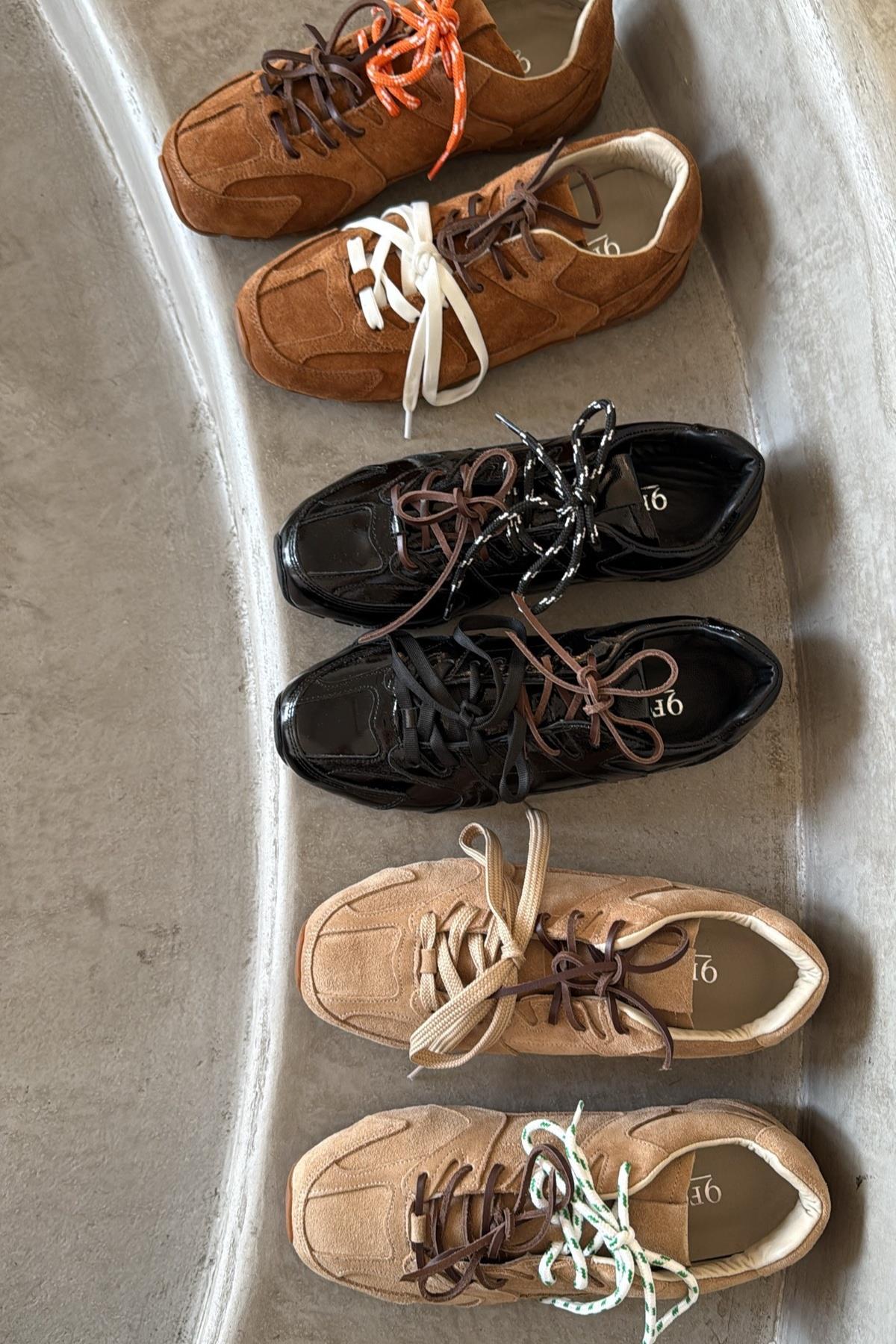 Yute Taba Süet Sneaker
