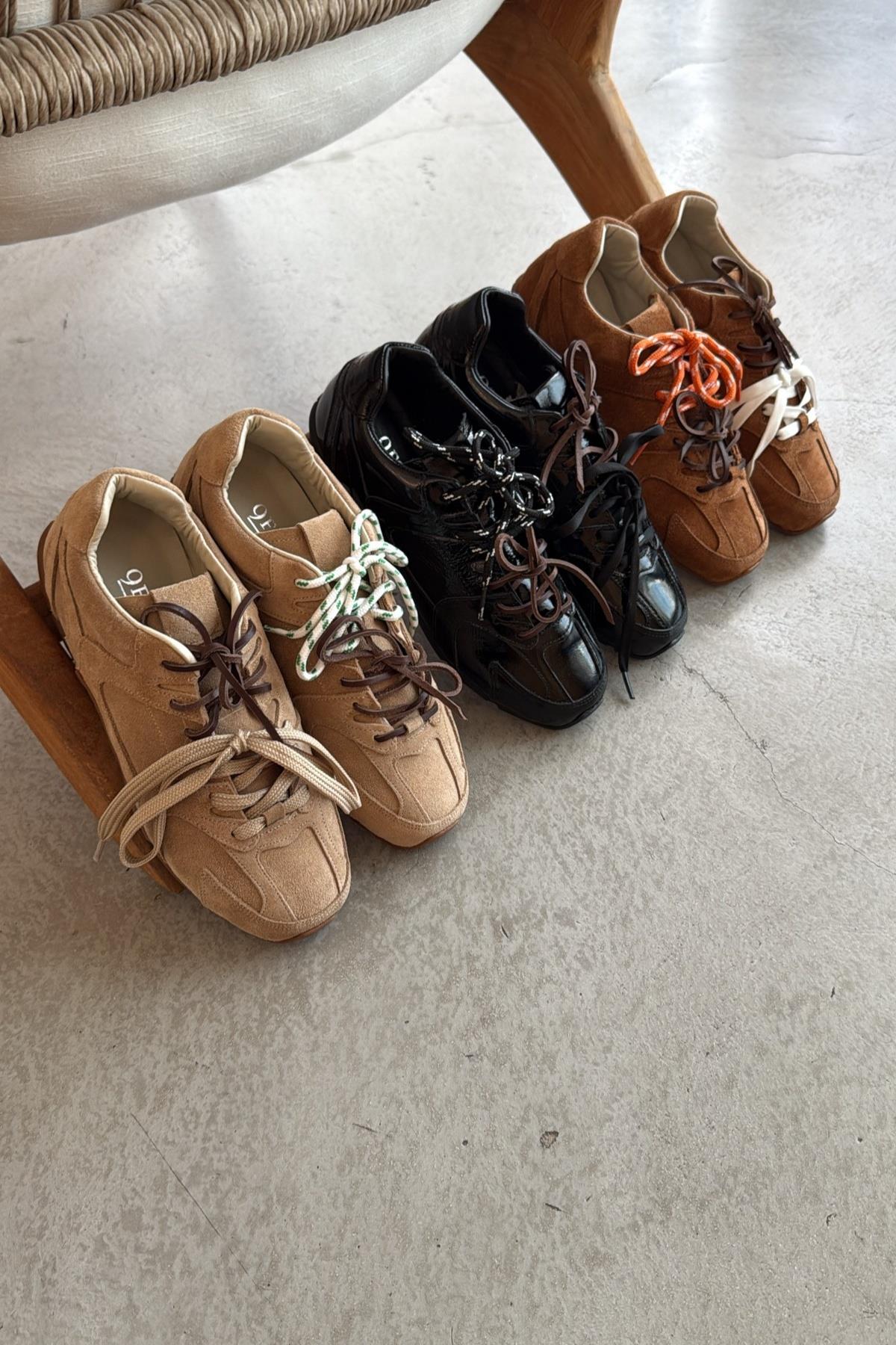 Yute Taba Süet Sneaker