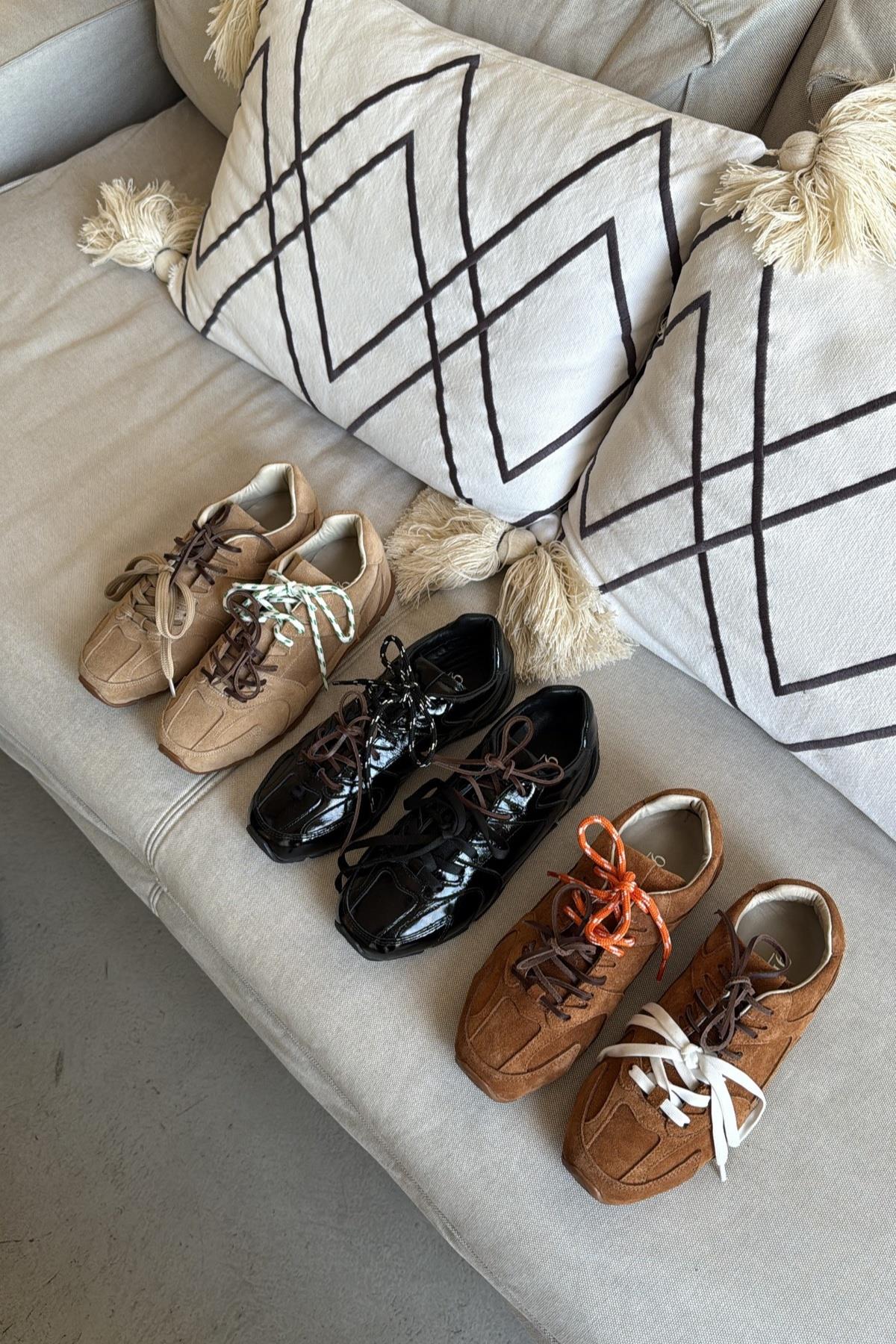 Yute Taba Süet Sneaker