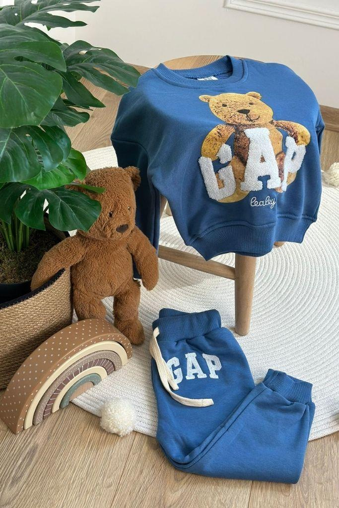 Baby Bear Gap Baskılı Eşofman Takımı