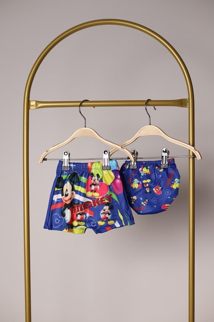 Balonlu Mickey Deniz Şortu