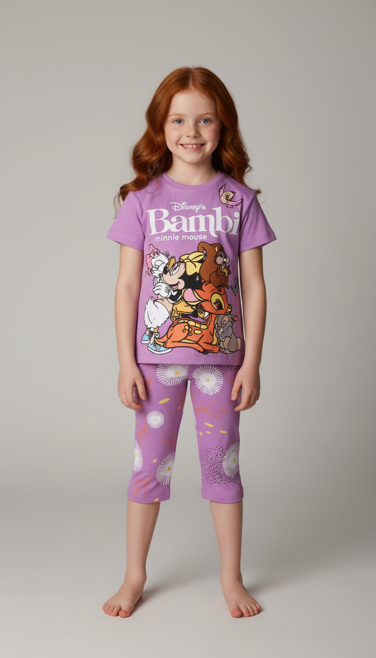 Bambi And Minnie Şortlu Takım