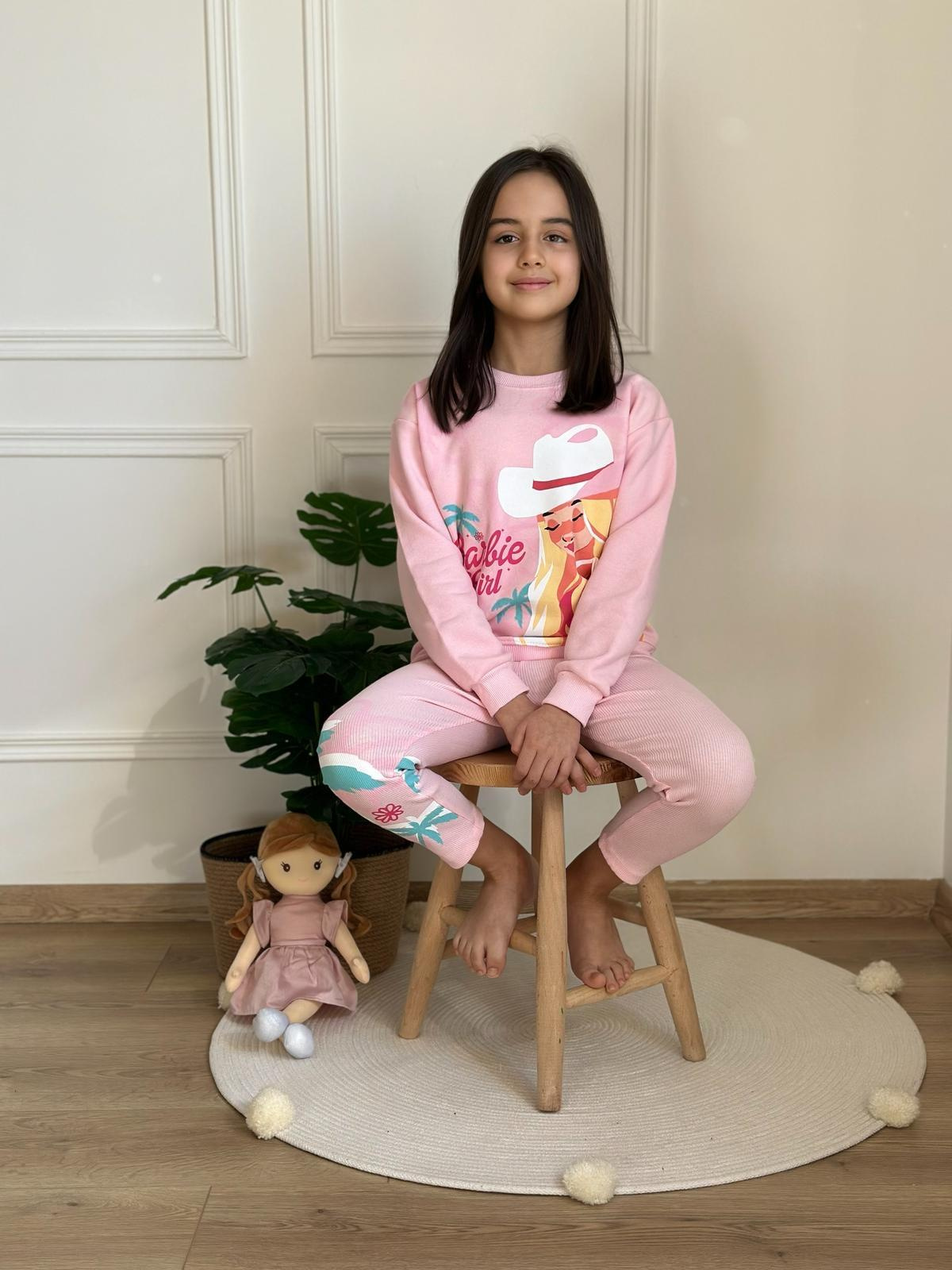 Barbie Girl Summer Taytlı Takım