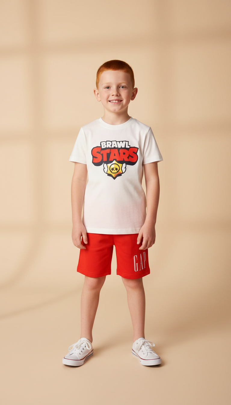 Brawl Stars Gap Şortlu Takım