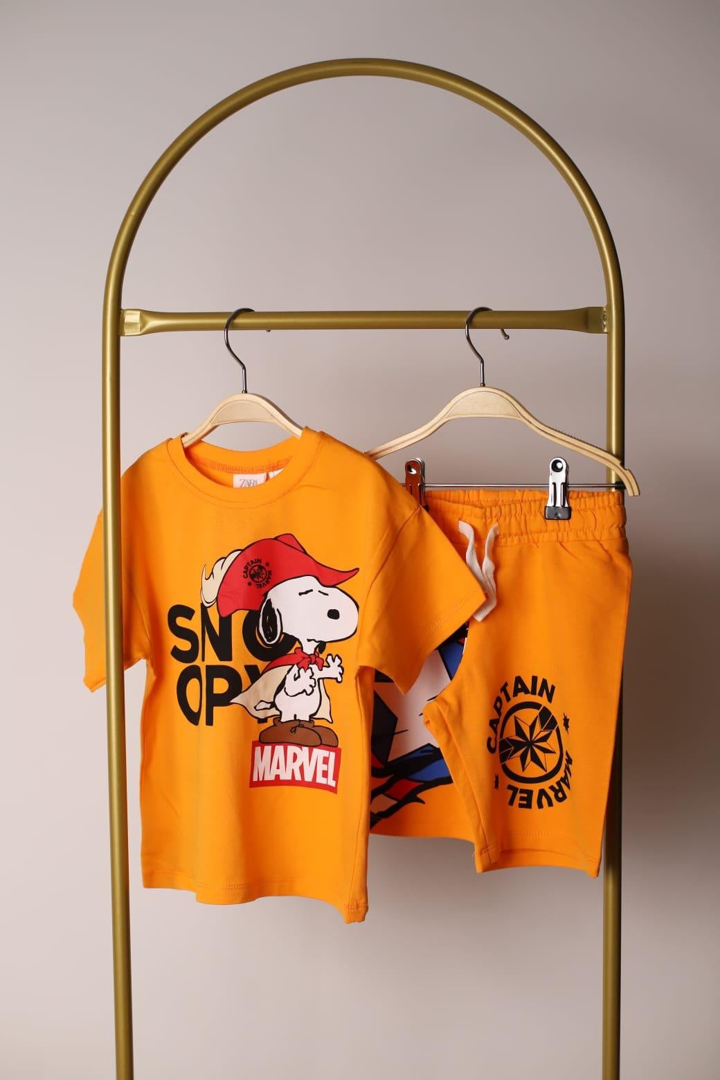 Captain Snoopy Şortlu Takım