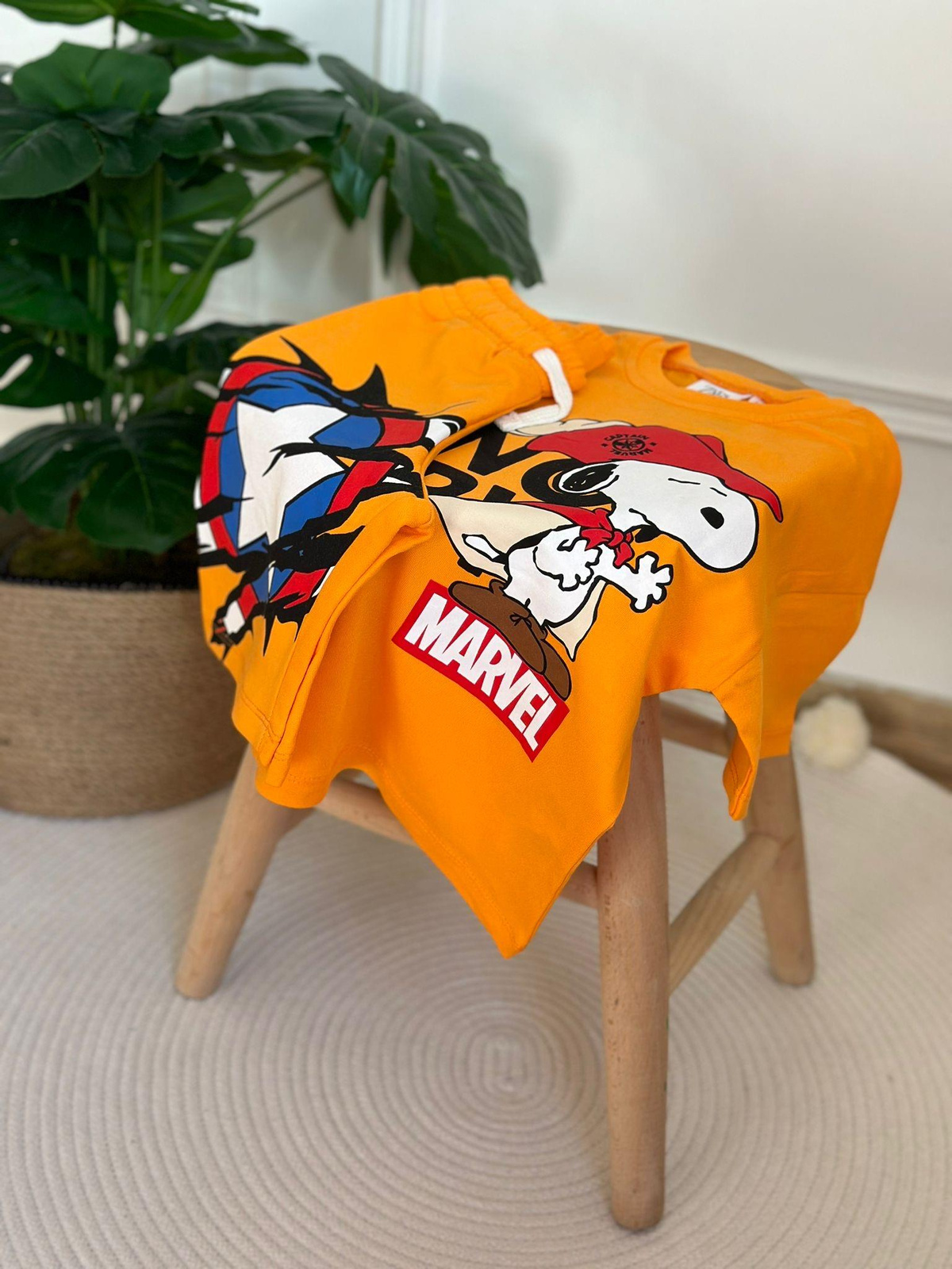 Captain Snoopy Şortlu Takım