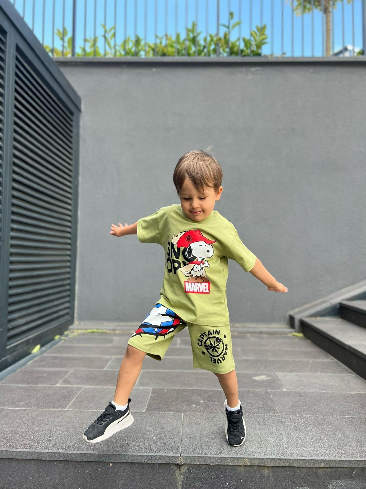 Captain Snoopy Şortlu Takım