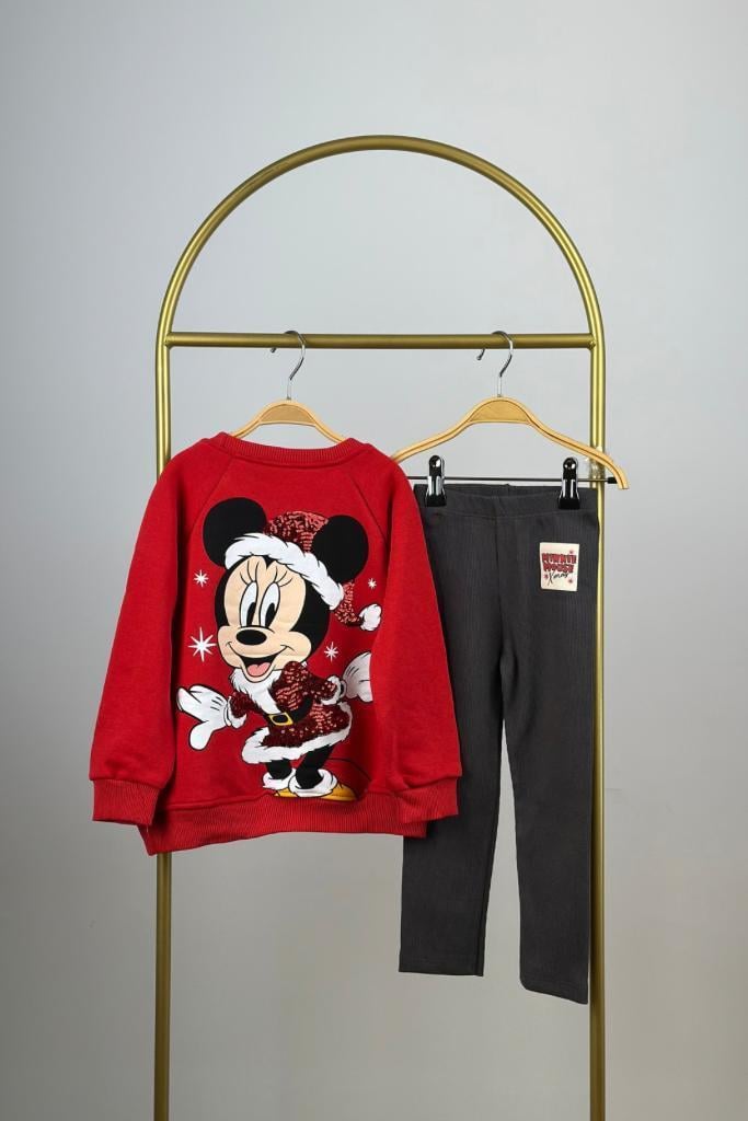 Christmas Minnie Taytlı Takım