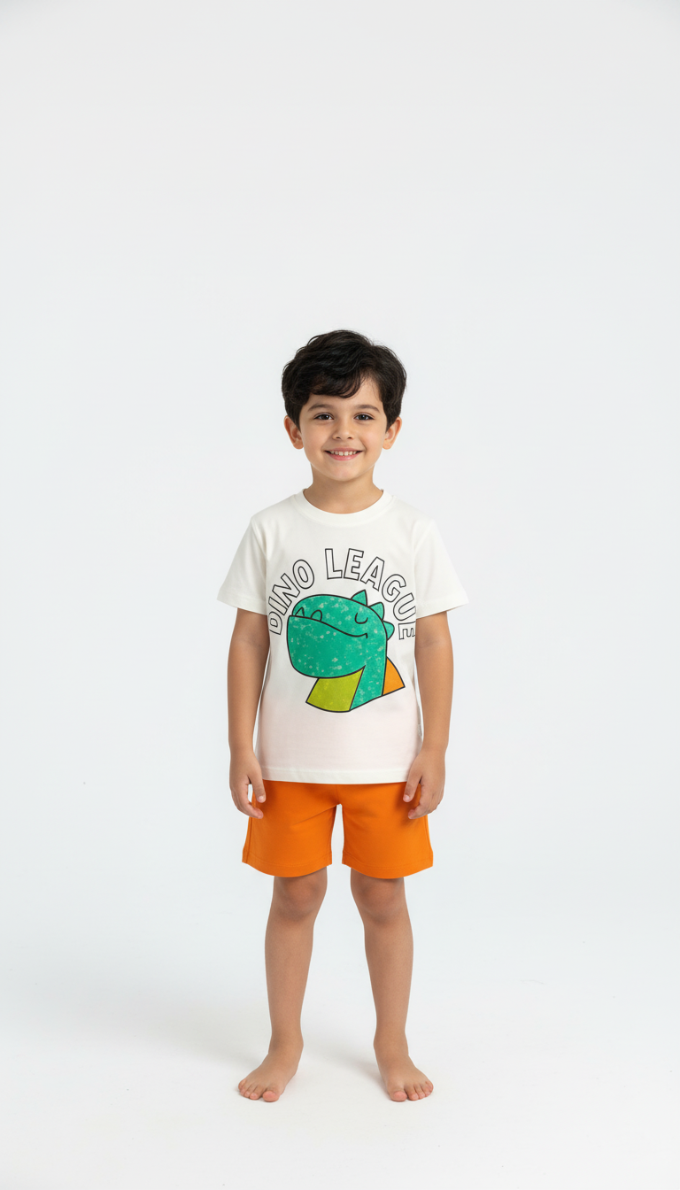 Dino League Detaylı Şortlu Takım