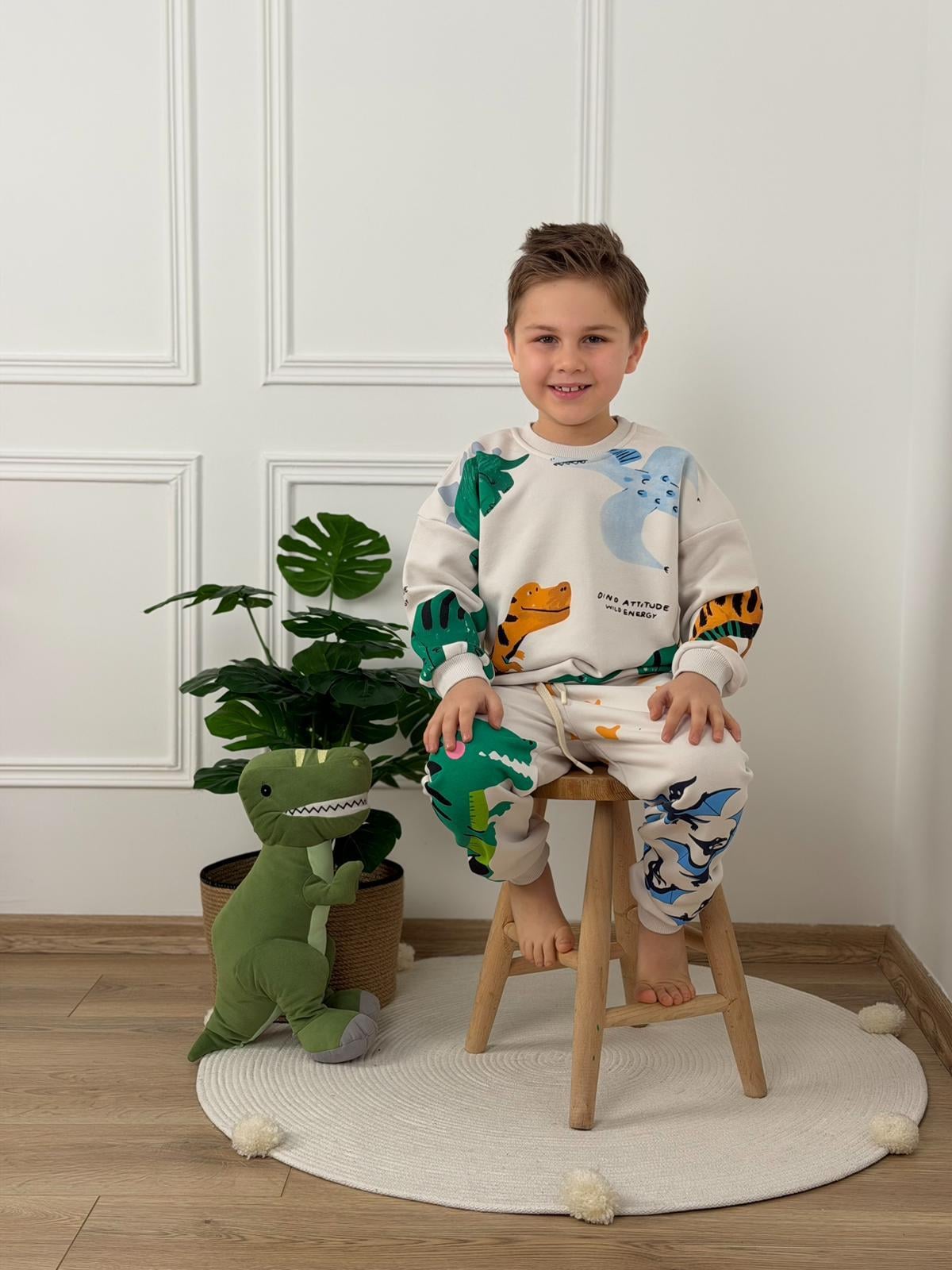 Dino Wild Energy Baskılı Eşofman Takımı