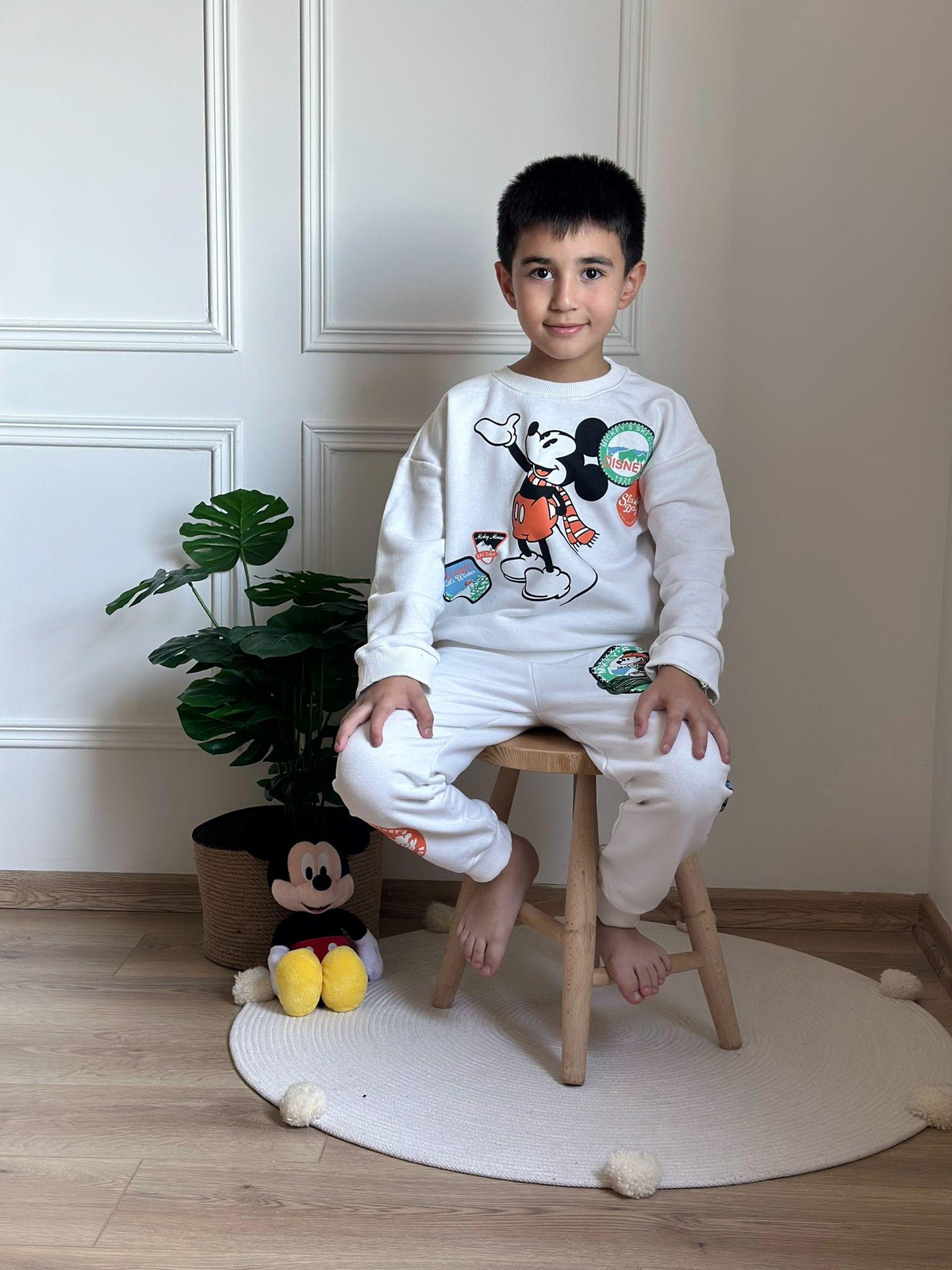 Disney Mickey Mouse Sırt Baskılı Eşofman Takımı