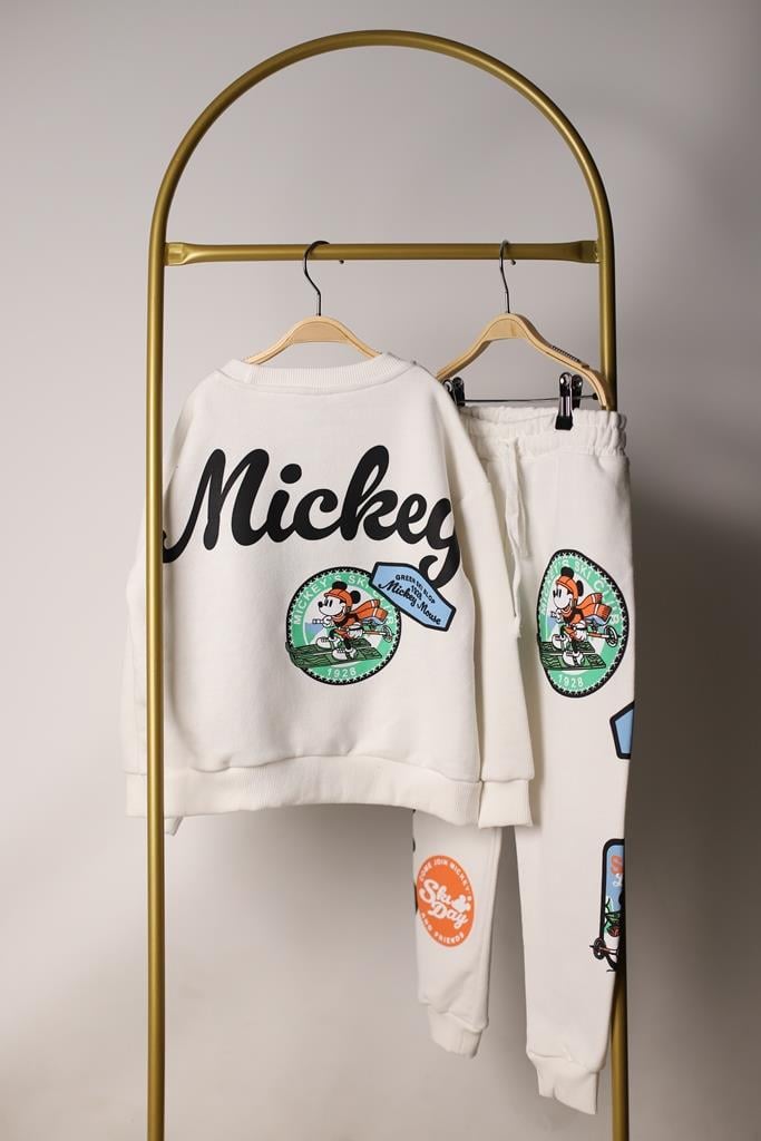 Disney Mickey Mouse Sırt Baskılı Eşofman Takımı