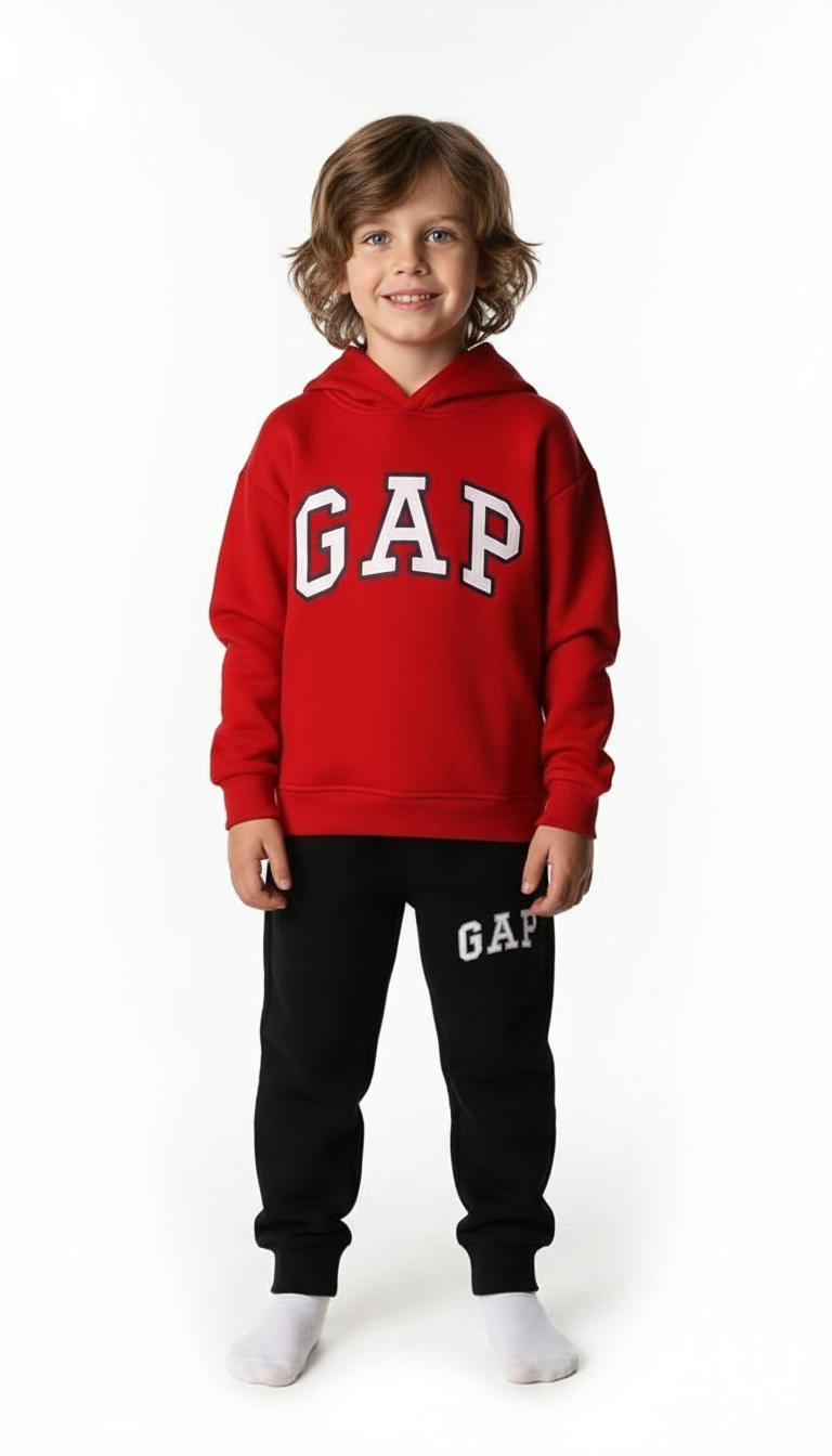 Gap Baskılı Kapüşonlu Eşofman Takımı