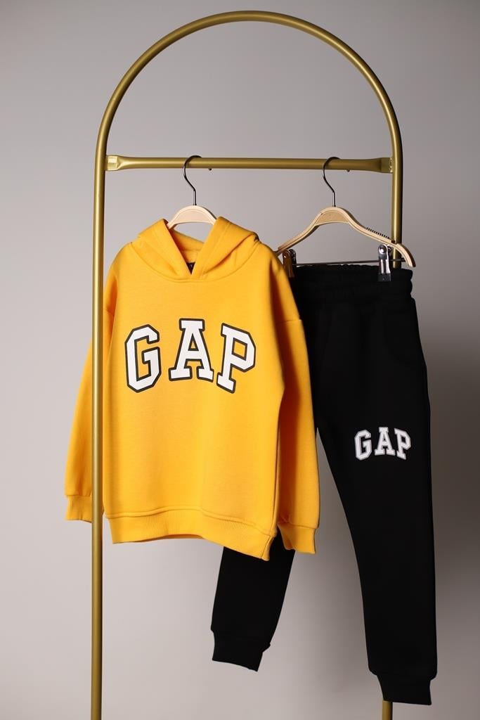 Gap Baskılı Kapüşonlu Eşofman Takımı