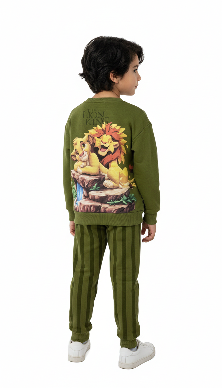 Hakuna Matata Lion King Sırt Baskılı Eşofman Takımı
